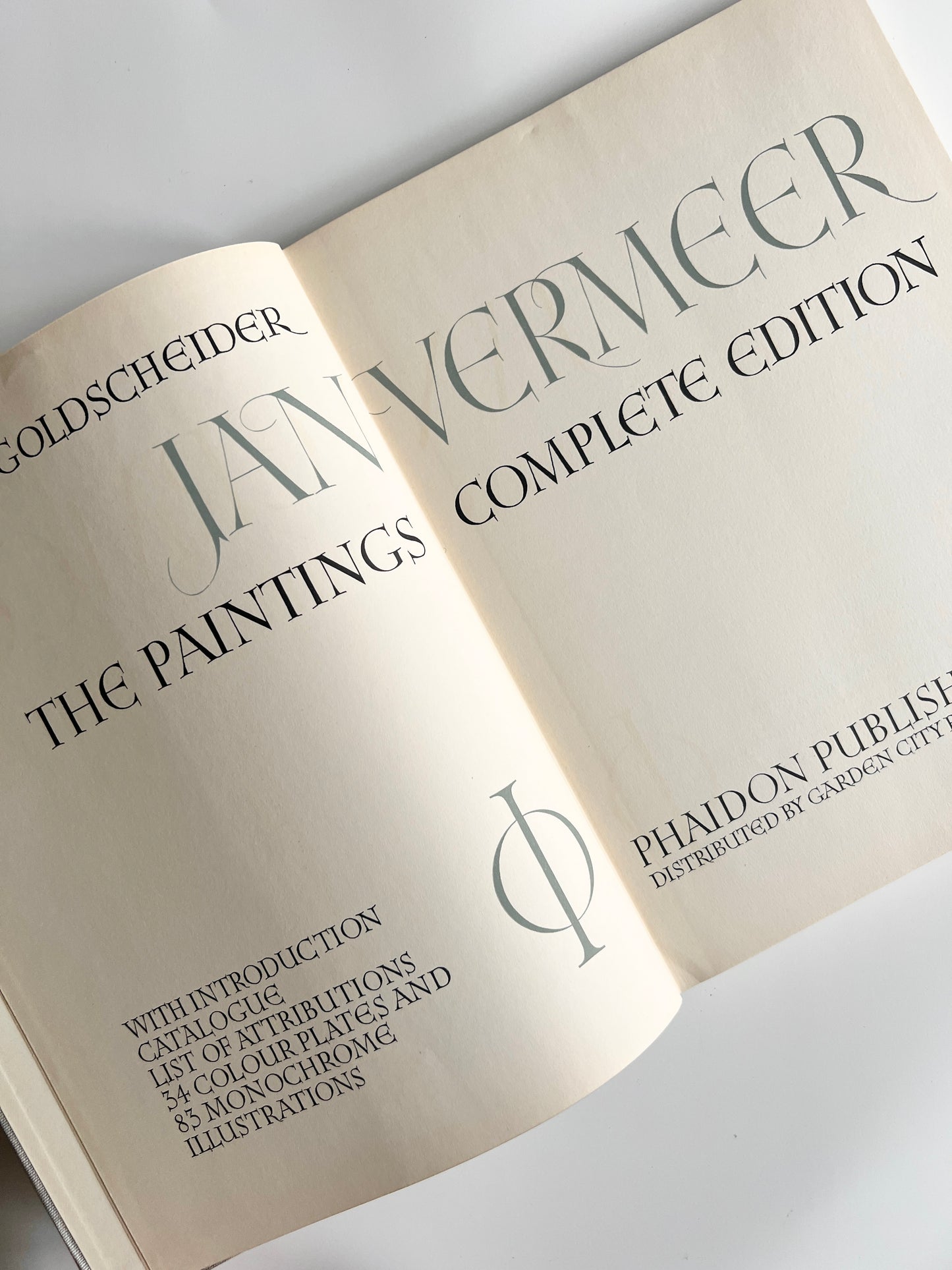 *1958 Jan Vermeer- First Edition/Collectible