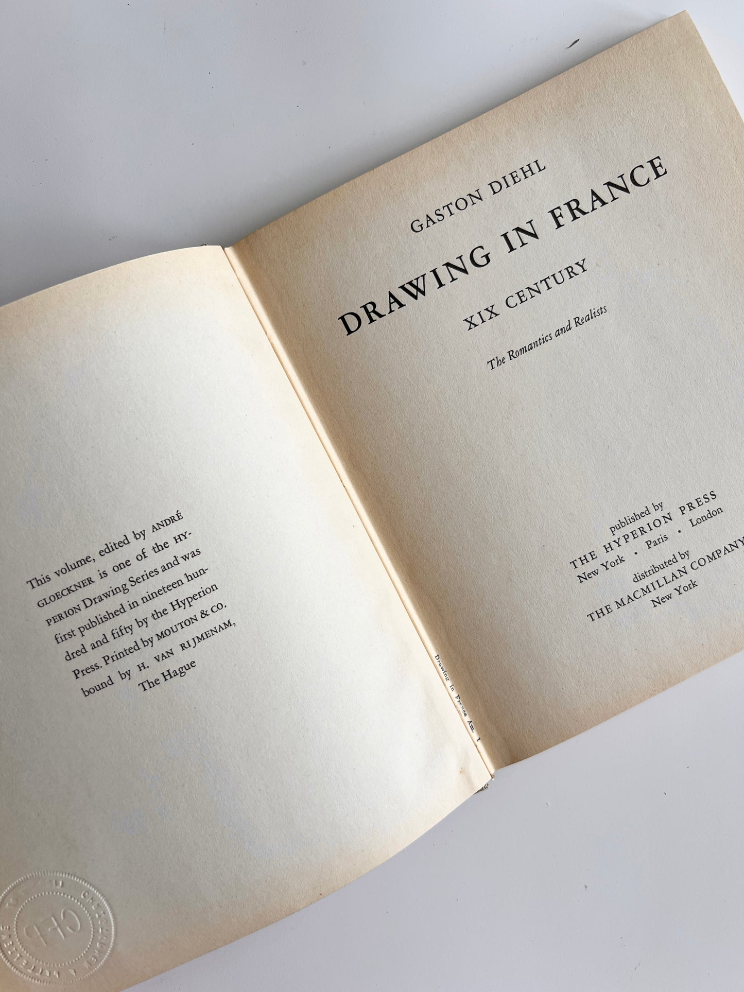 *1950 Drawing in France- Rare/ First Edition/ Collectible