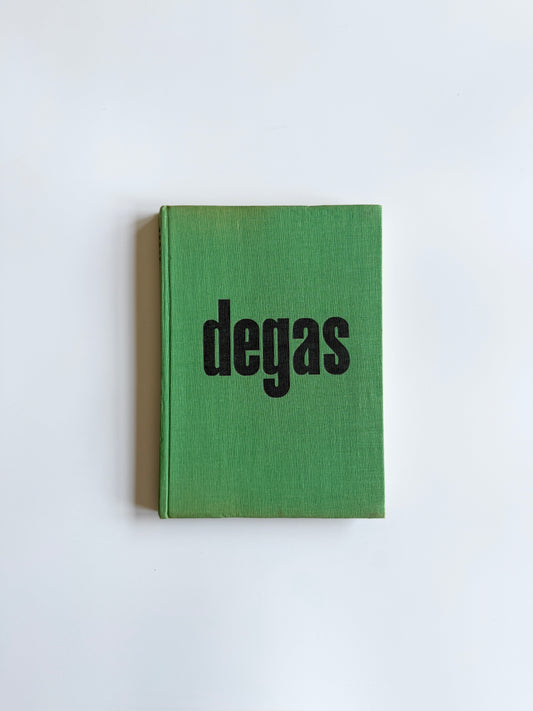 1952 Degas: Dessins Vintage French Art Book Rare and Collectible Books
