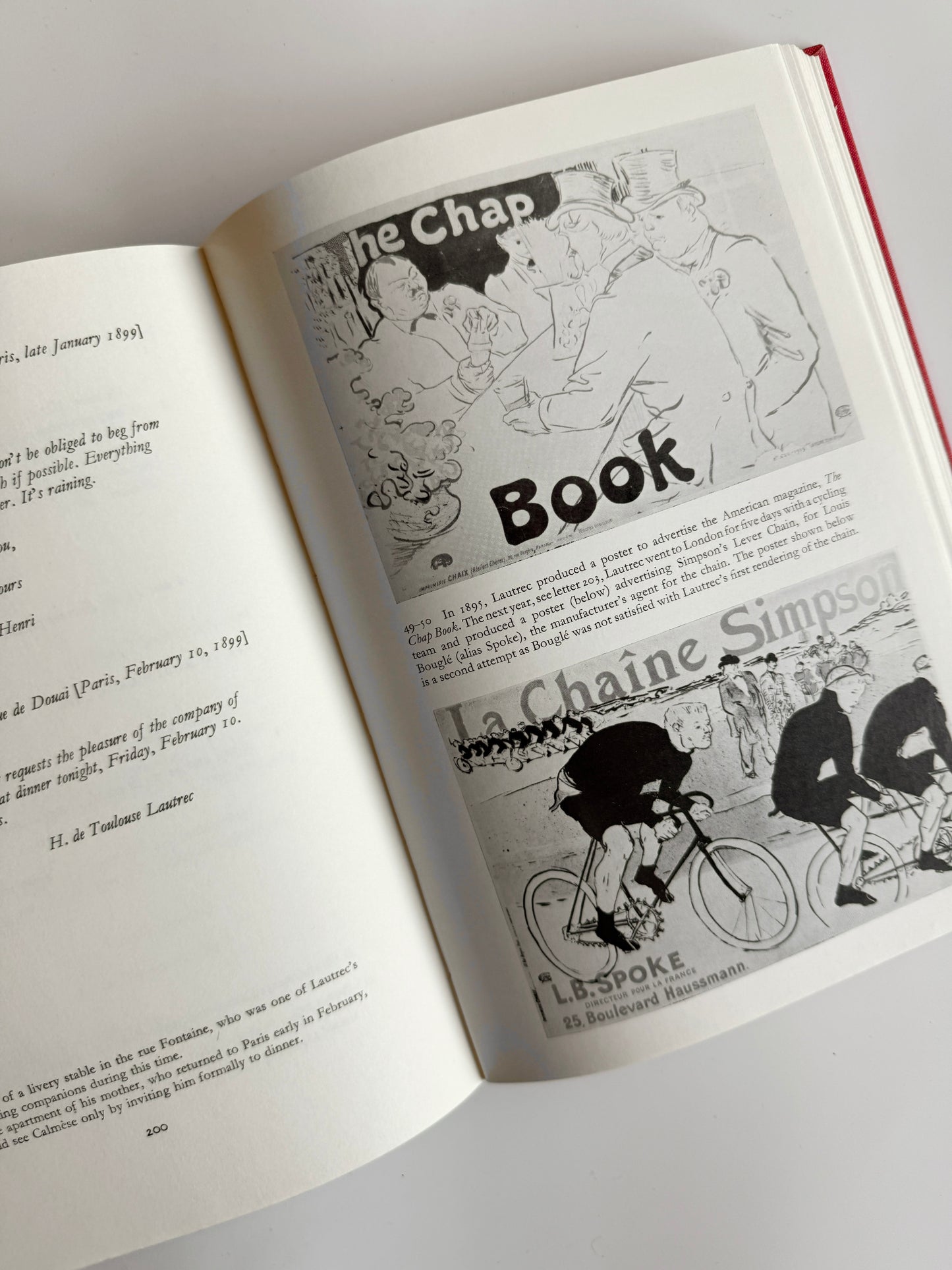 1969 Unpublished Correspondence of Henri de Toulouse-Lautrec