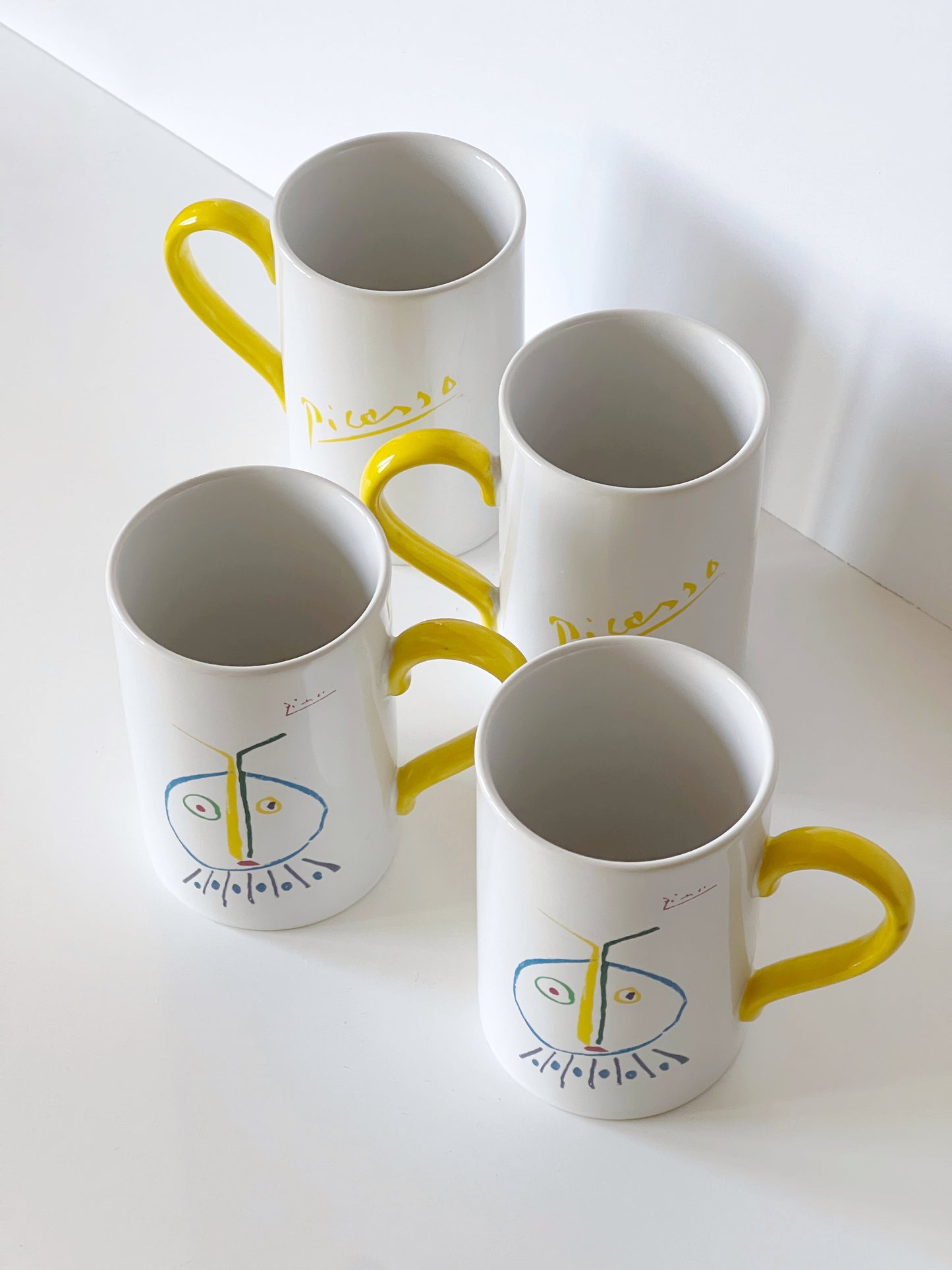 *1996 Picasso Living Coffee Mug Set of 4