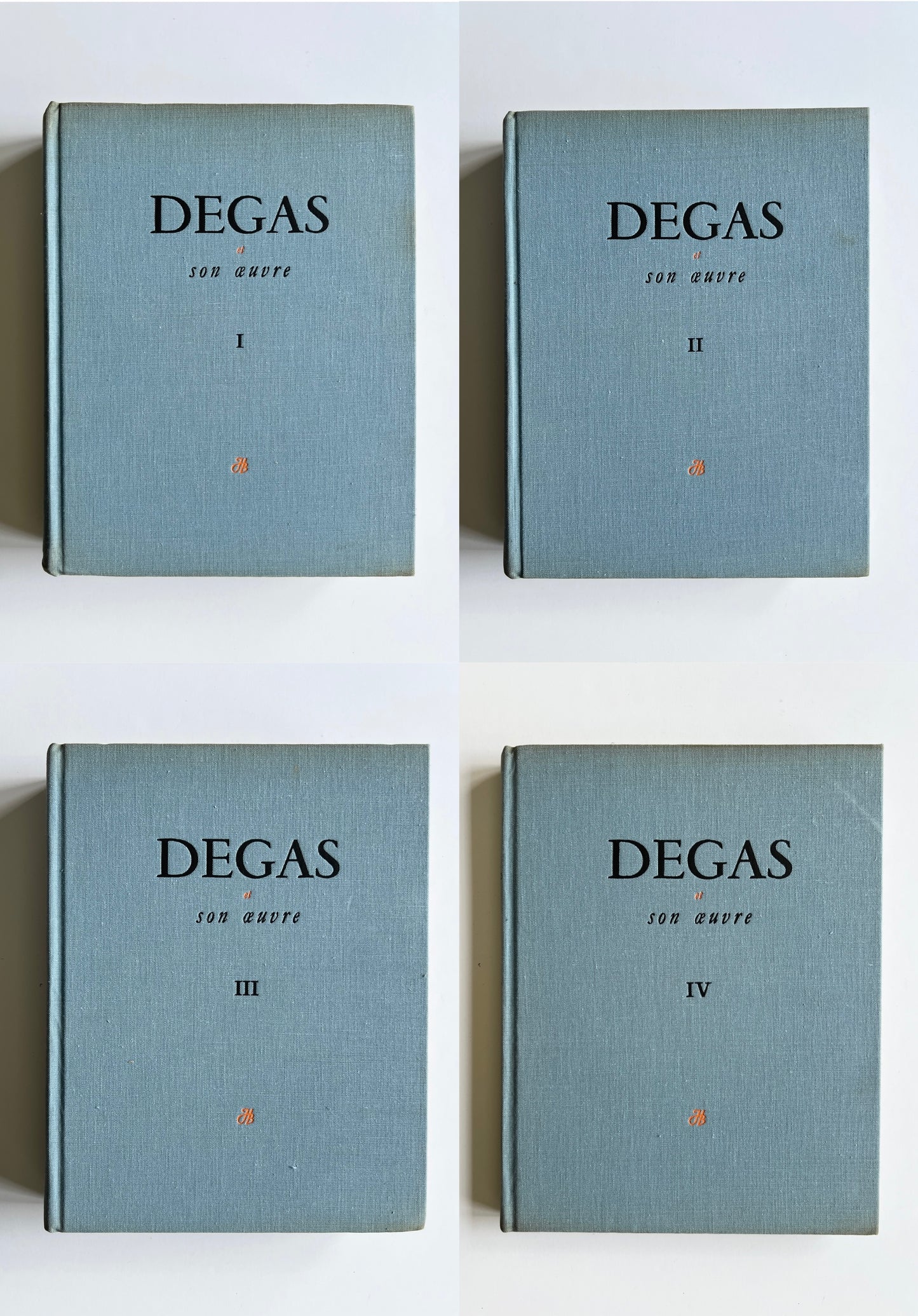 1946 Degas et son oeuvre (4 vols)- Limited Edition/ Rare/ Collectible