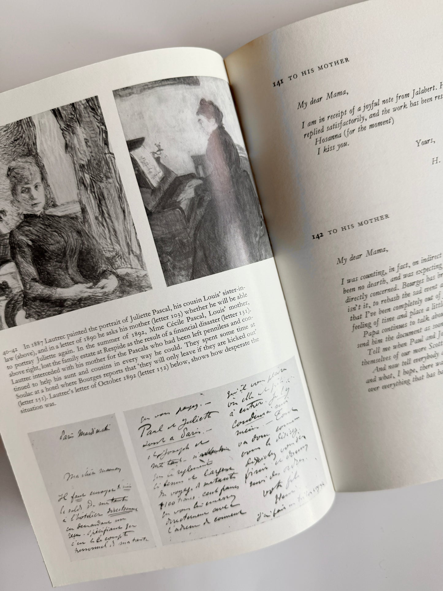 1969 Unpublished Correspondence of Henri de Toulouse-Lautrec