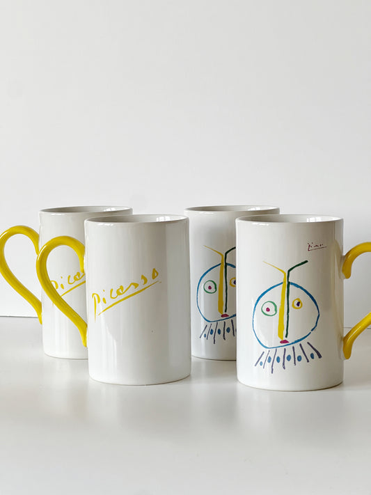 *1996 Picasso Living Coffee Mug Set of 4