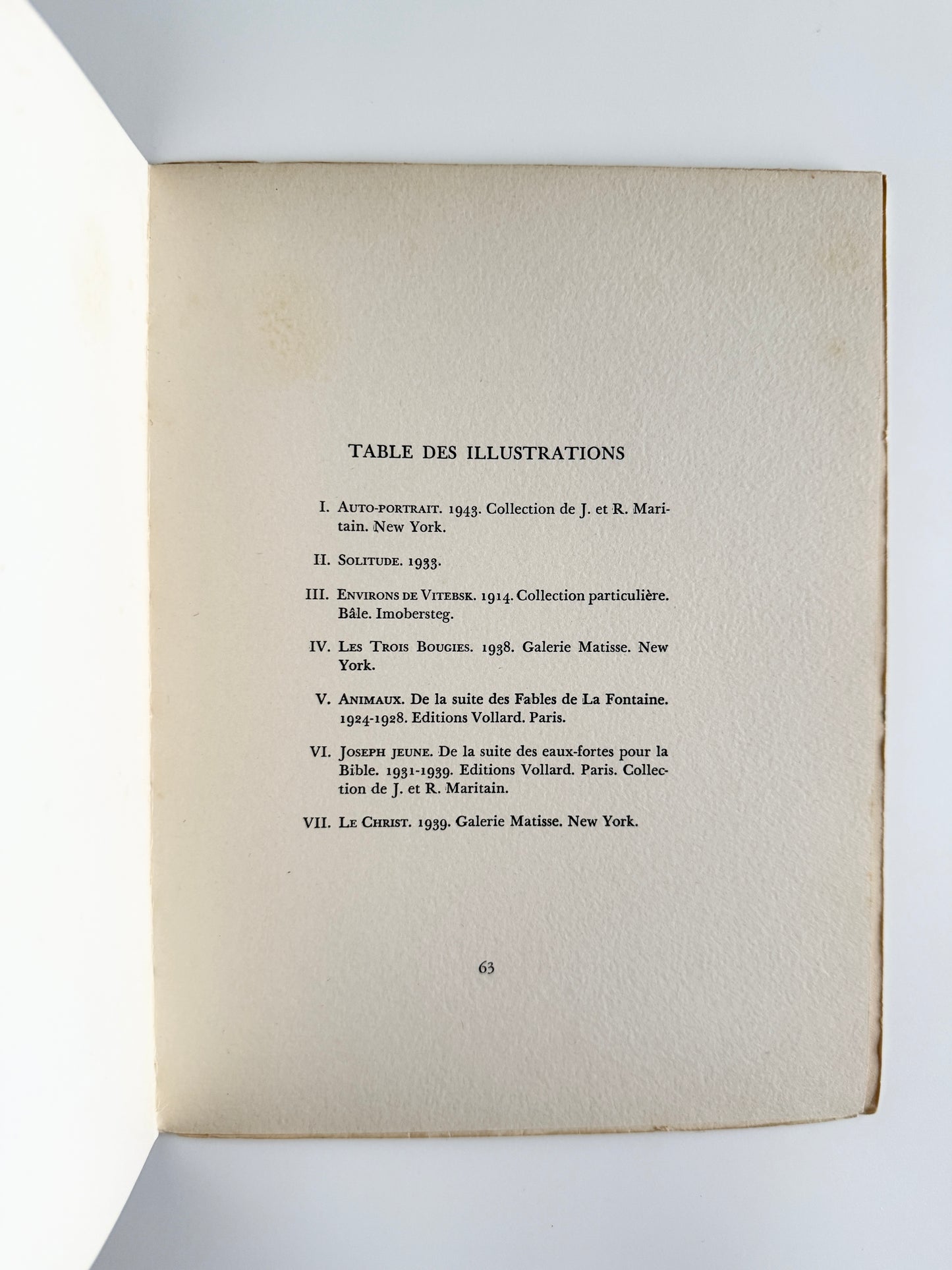 *1943 Marc Chagall- Limited Edition/ Original Lithography