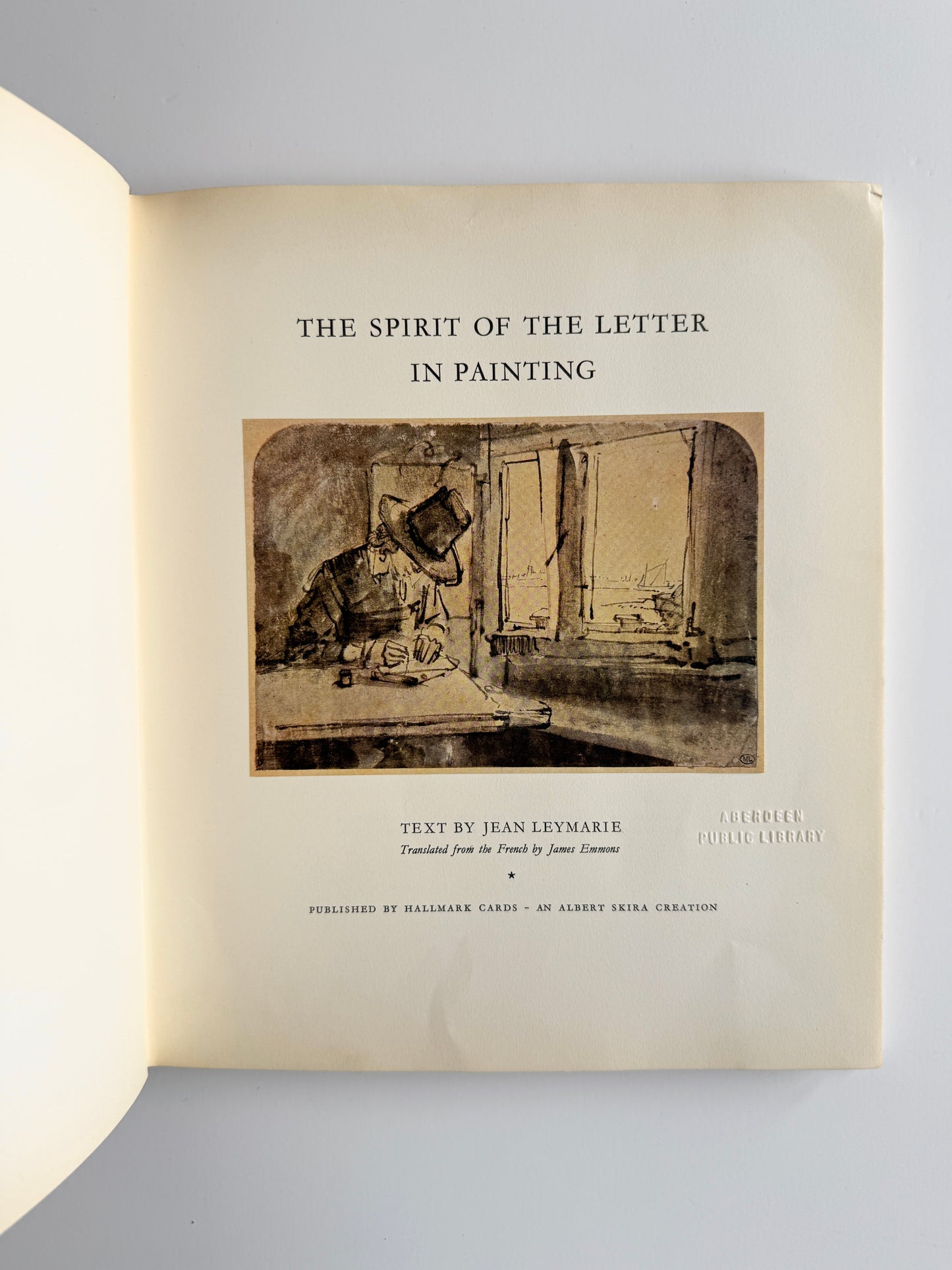 1961 The spirit of the letter in painting