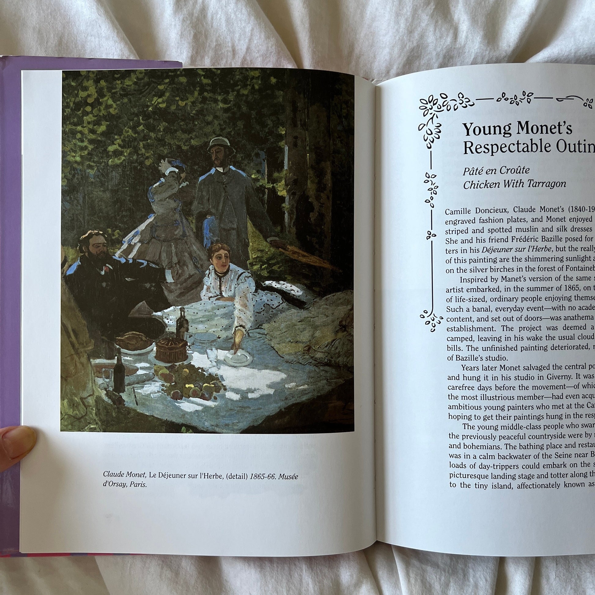 1993 Impressionist Picnic/ Impressionist Painting Book/ Vintage Artbook/ Impressionism Artbook/ Vintage Coffee Table Book