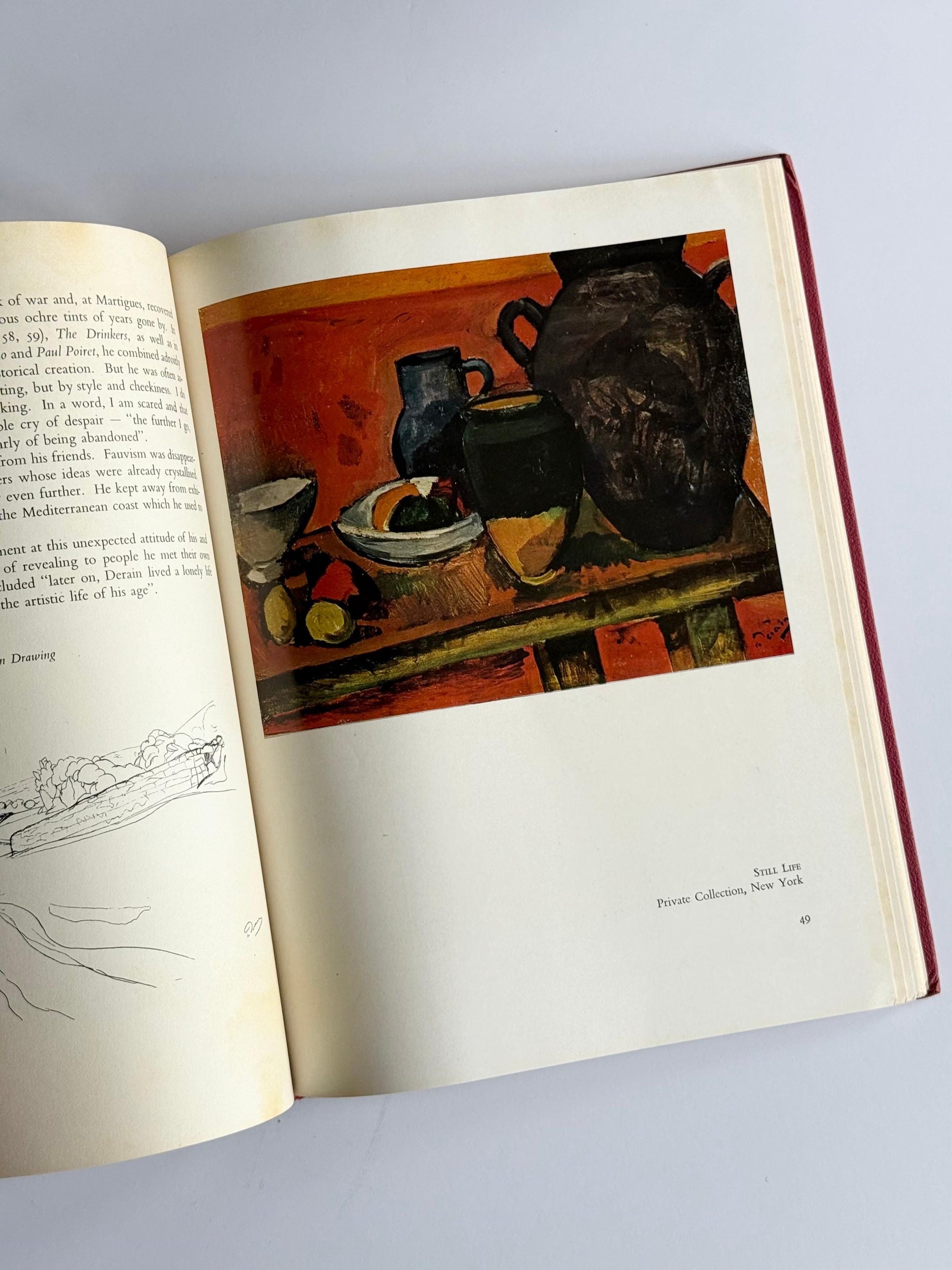 1977 Derain - Crown Art Library Volume - Vibrant Introduction To André Derain - Explosive Early Works - Contemplative Landscapes