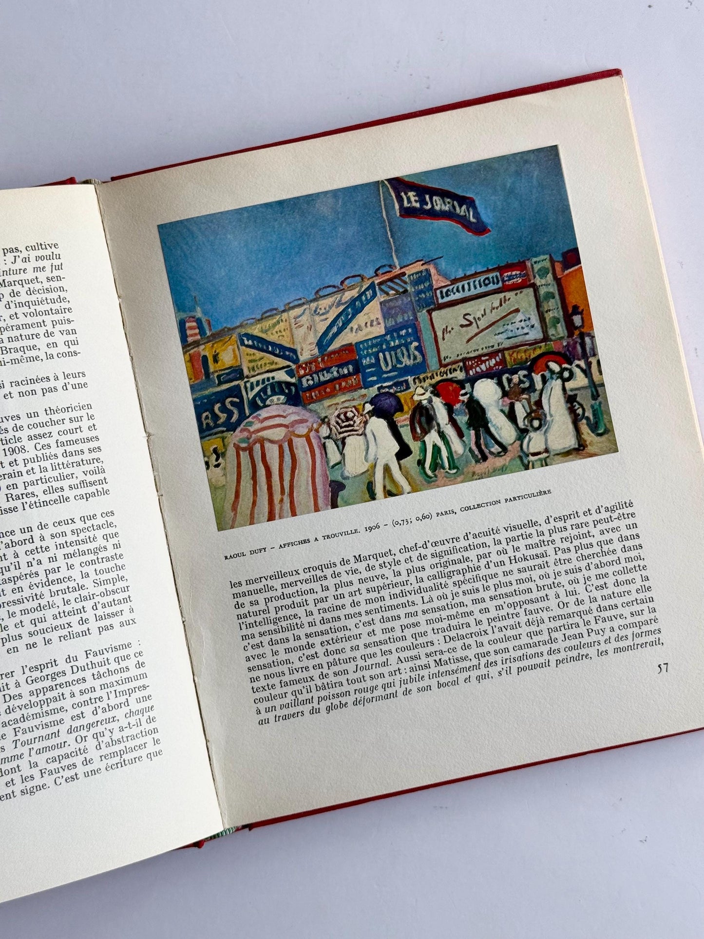 Vintage French Art Book Set – Painters of the 20th Century (1957) – Mid Century Modern Art Books – Cubism Fauvism Abstraction – Red & Yellow