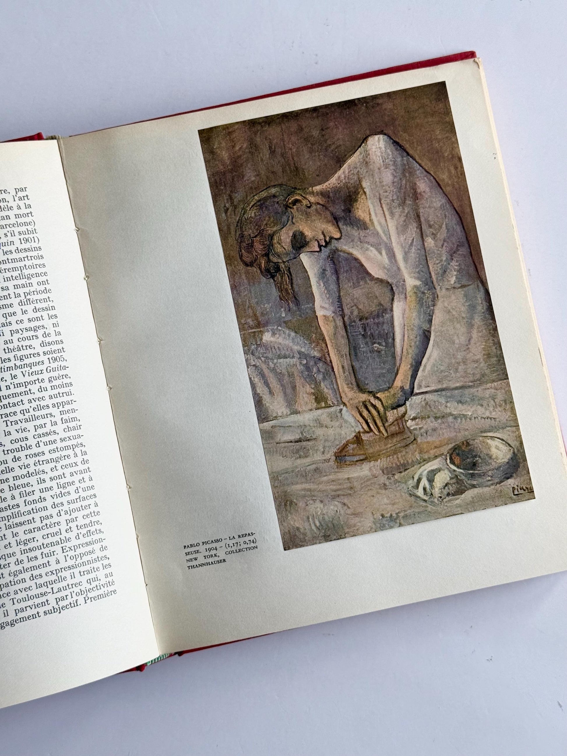 Vintage French Art Book Set – Painters of the 20th Century (1957) – Mid Century Modern Art Books – Cubism Fauvism Abstraction – Red & Yellow