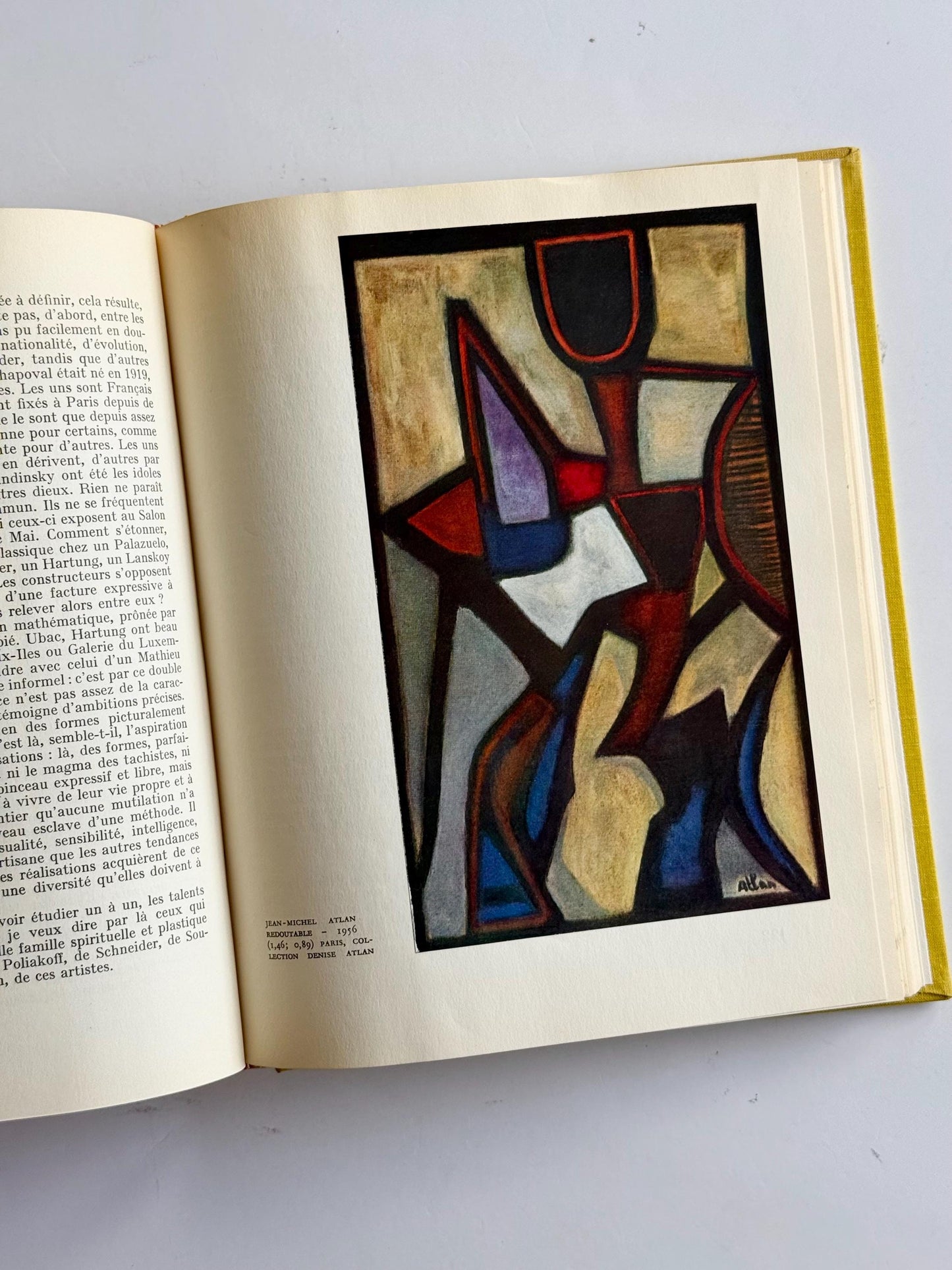 Vintage French Art Book Set – Painters of the 20th Century (1957) – Mid Century Modern Art Books – Cubism Fauvism Abstraction – Red & Yellow