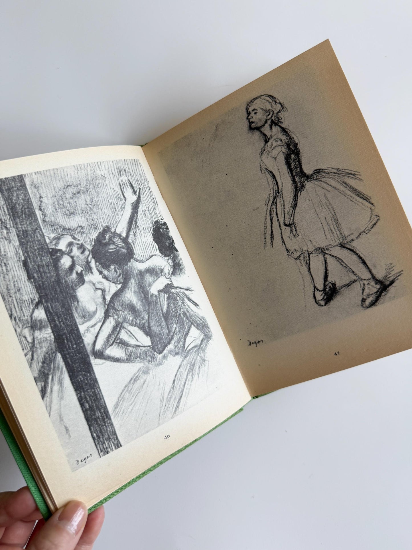 1952 Degas: Dessins Vintage French Art Book Rare and Collectible Books