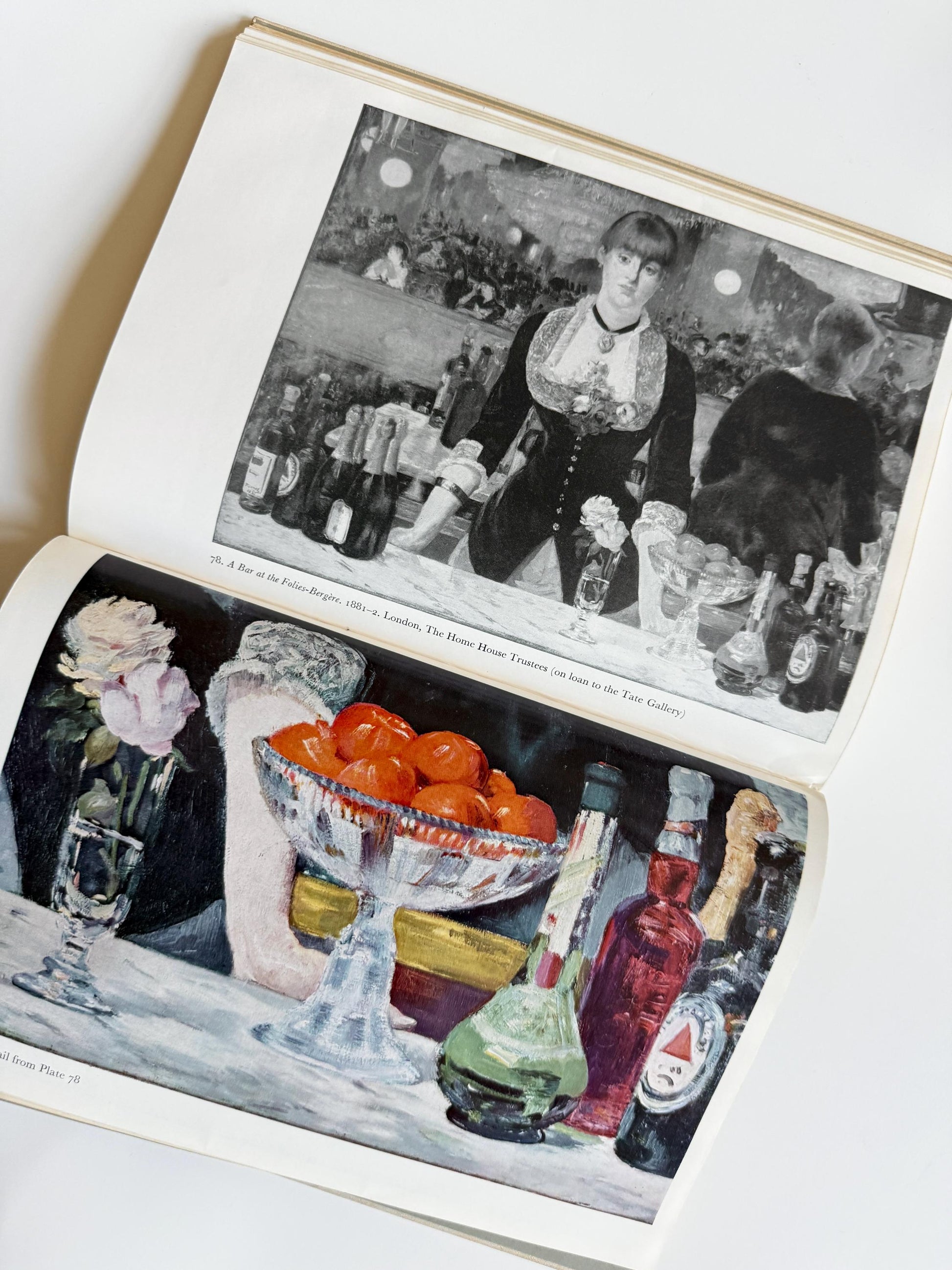 Vintage Edouard Manet Book | Phaidon Press 1958 Hardcover | Paintings & Drawings | French Impressionist Art Book