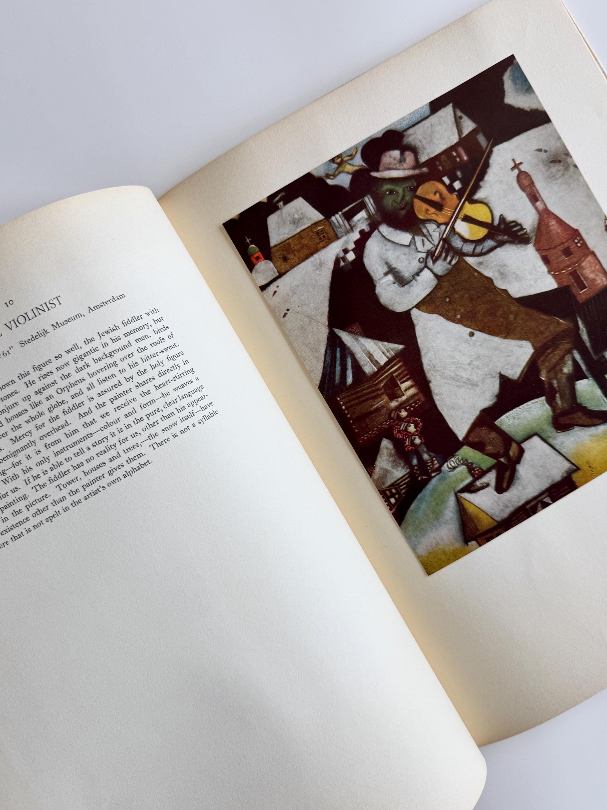 1960 Marc Chagall Uffizi Series in Full Colour | First Printing Vintage Art Book | 16 Tipped-In Color Plates | Rare Art Book