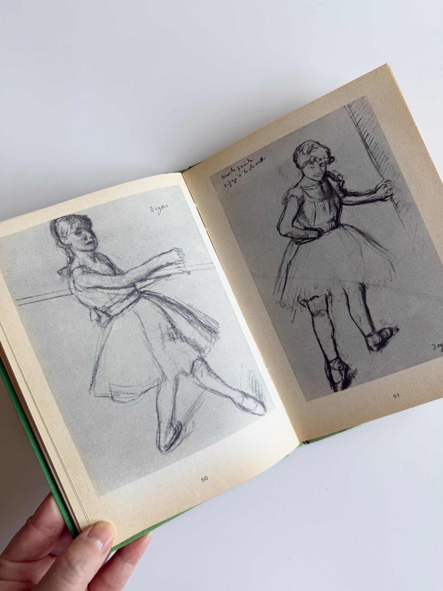1952 Degas: Dessins Vintage French Art Book Rare and Collectible Books