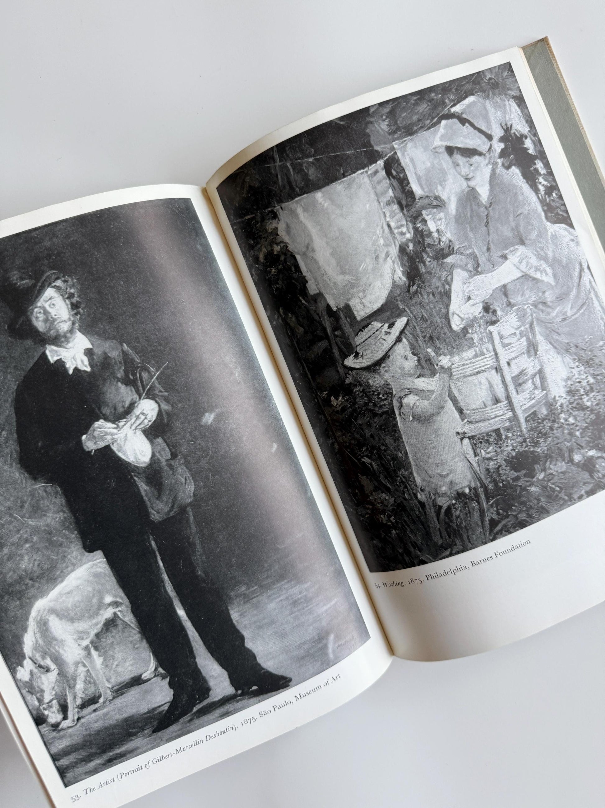 Vintage Edouard Manet Book | Phaidon Press 1958 Hardcover | Paintings & Drawings | French Impressionist Art Book