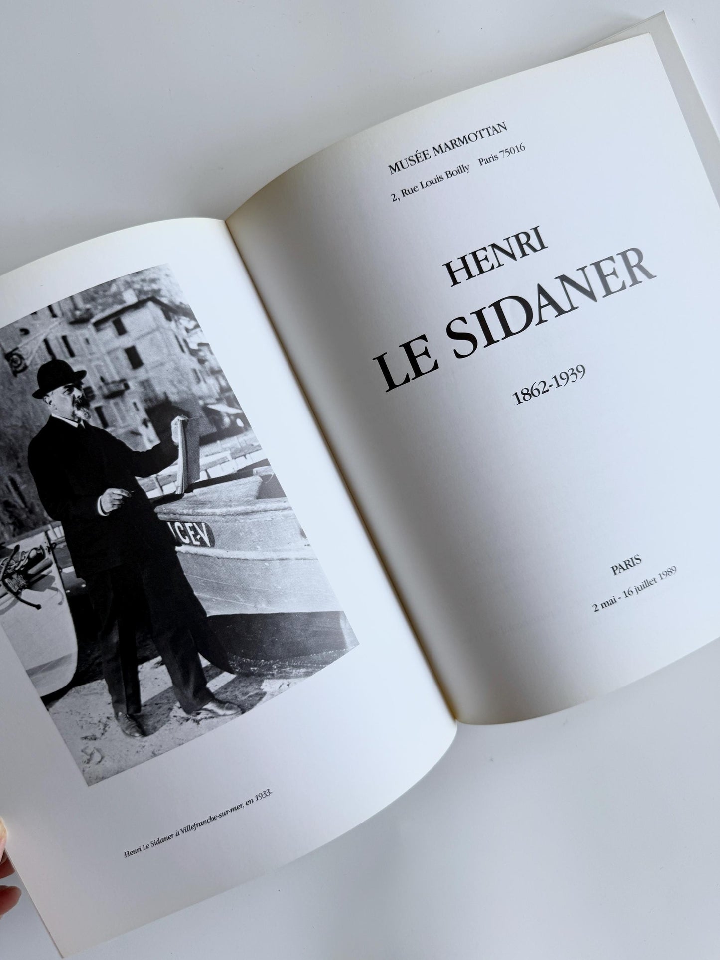 Henri Le Sidaner Exhibition Catalog 1989 Musée Marmottan Paris | Rare French Impressionist Art Book | 120 Pages | Collectible Monograph