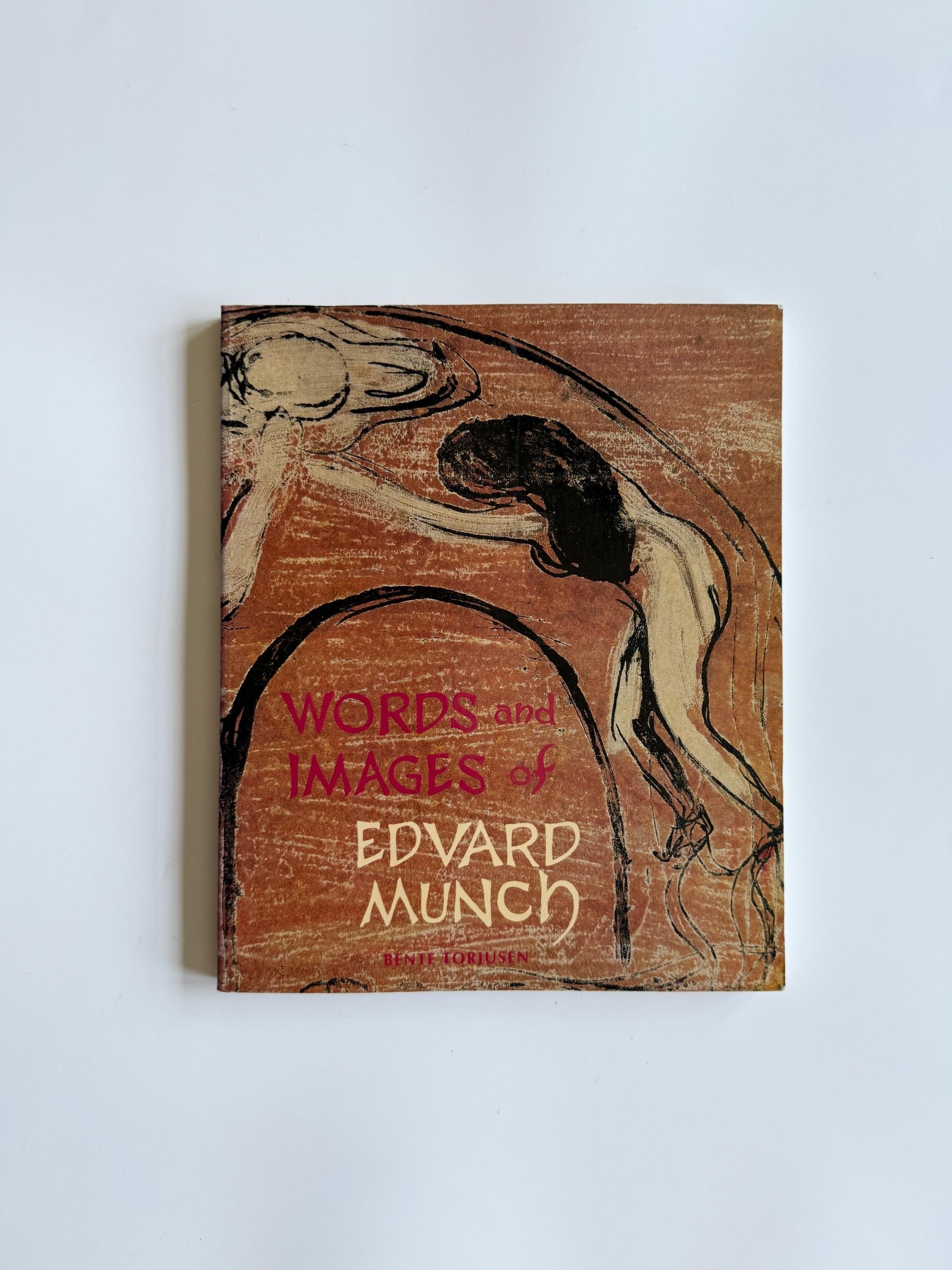 1989 Words and Images of Edvard Munch | Vintage Paperback Art Book | Thames and Hudson | Expressionist Art | The Scream