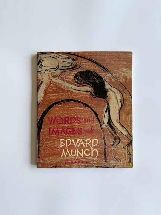 1989 Words and Images of Edvard Munch | Vintage Paperback Art Book | Thames and Hudson | Expressionist Art | The Scream