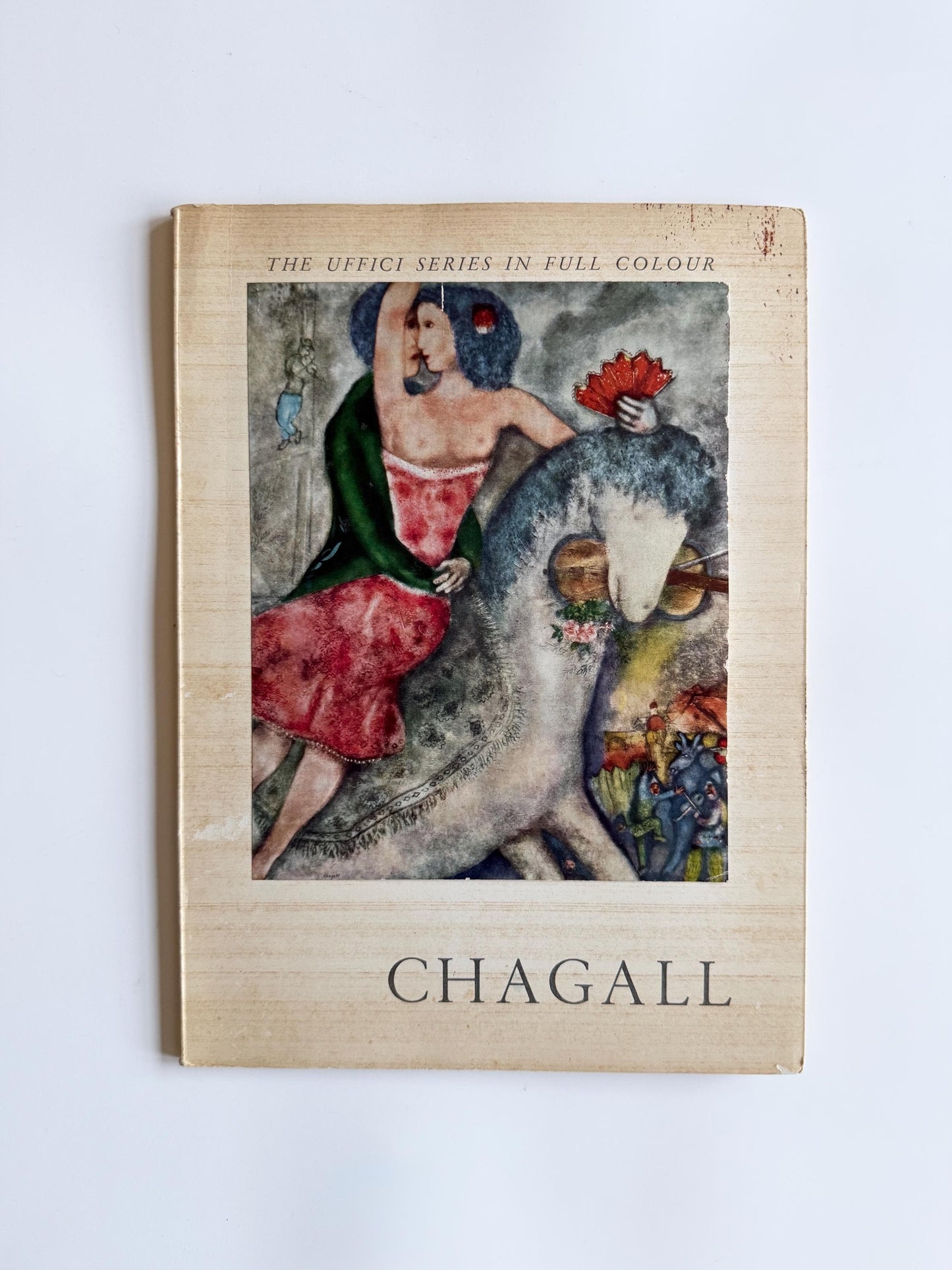 1960 Marc Chagall Uffizi Series in Full Colour | First Printing Vintage Art Book | 16 Tipped-In Color Plates | Rare Art Book