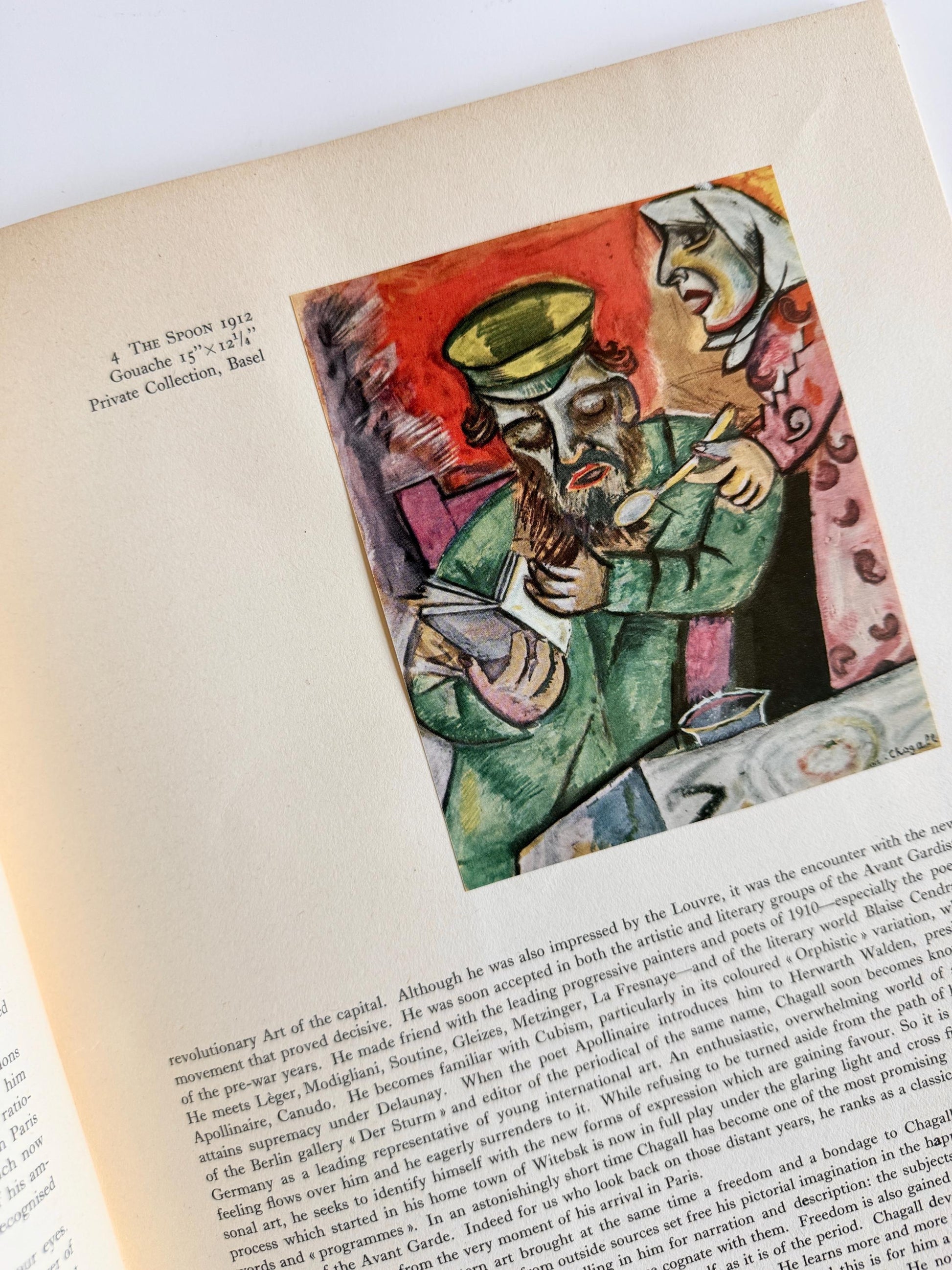 1960 Marc Chagall Uffizi Series in Full Colour | First Printing Vintage Art Book | 16 Tipped-In Color Plates | Rare Art Book