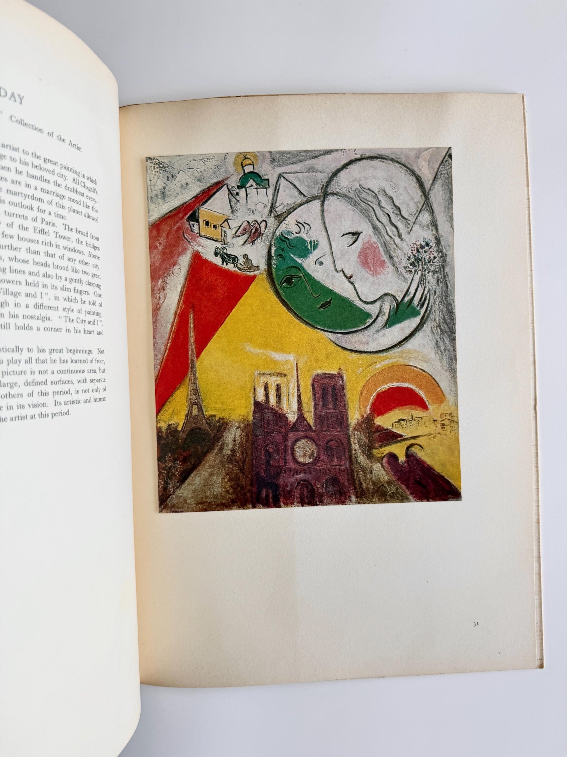 1960 Marc Chagall Uffizi Series in Full Colour | First Printing Vintage Art Book | 16 Tipped-In Color Plates | Rare Art Book