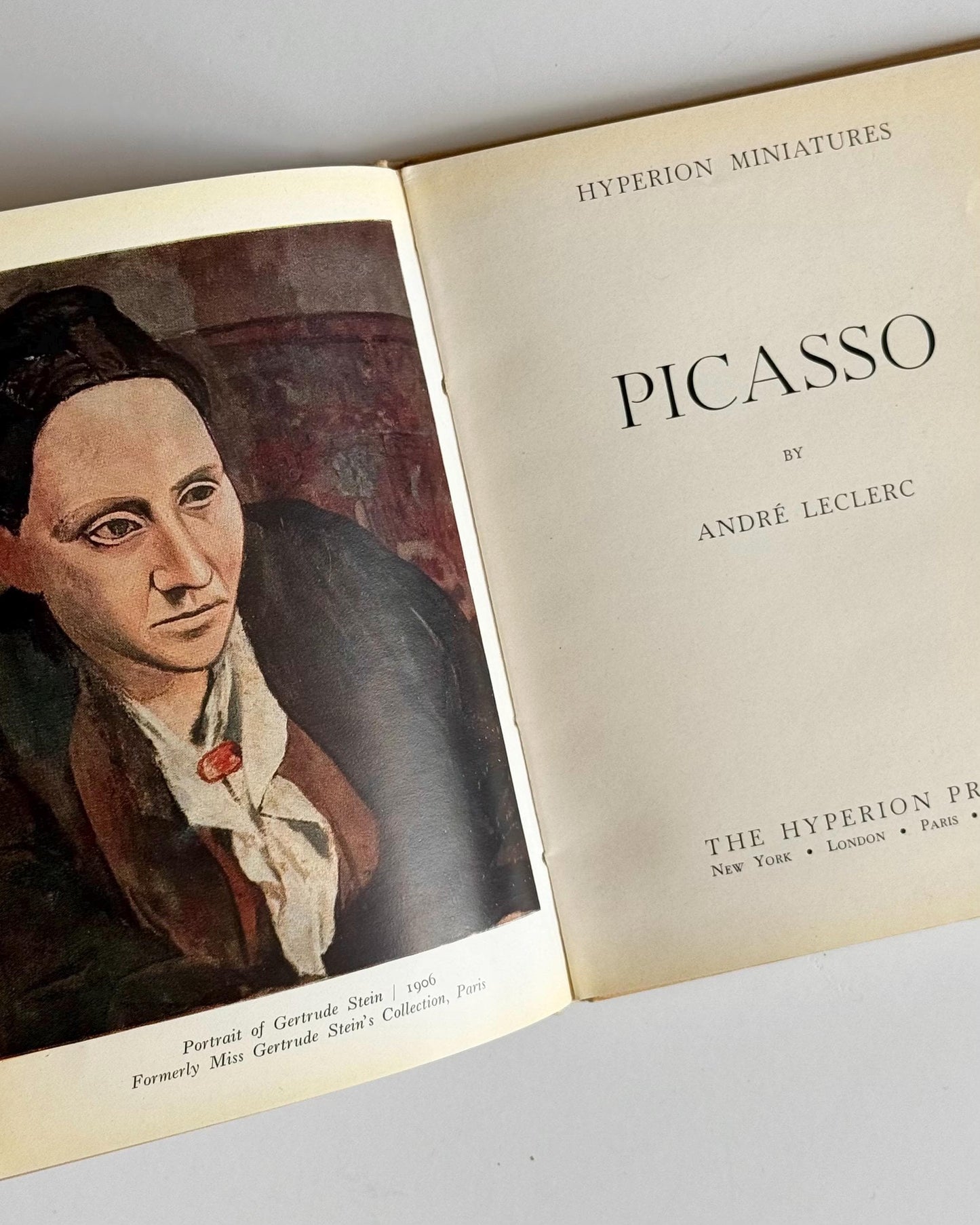 Set of 4 Vintage Hyperion Miniatures Art Books | Degas, Picasso, Renoir & Rembrandt | 1948 Mid Century Hardcover Collection | Coffee Table