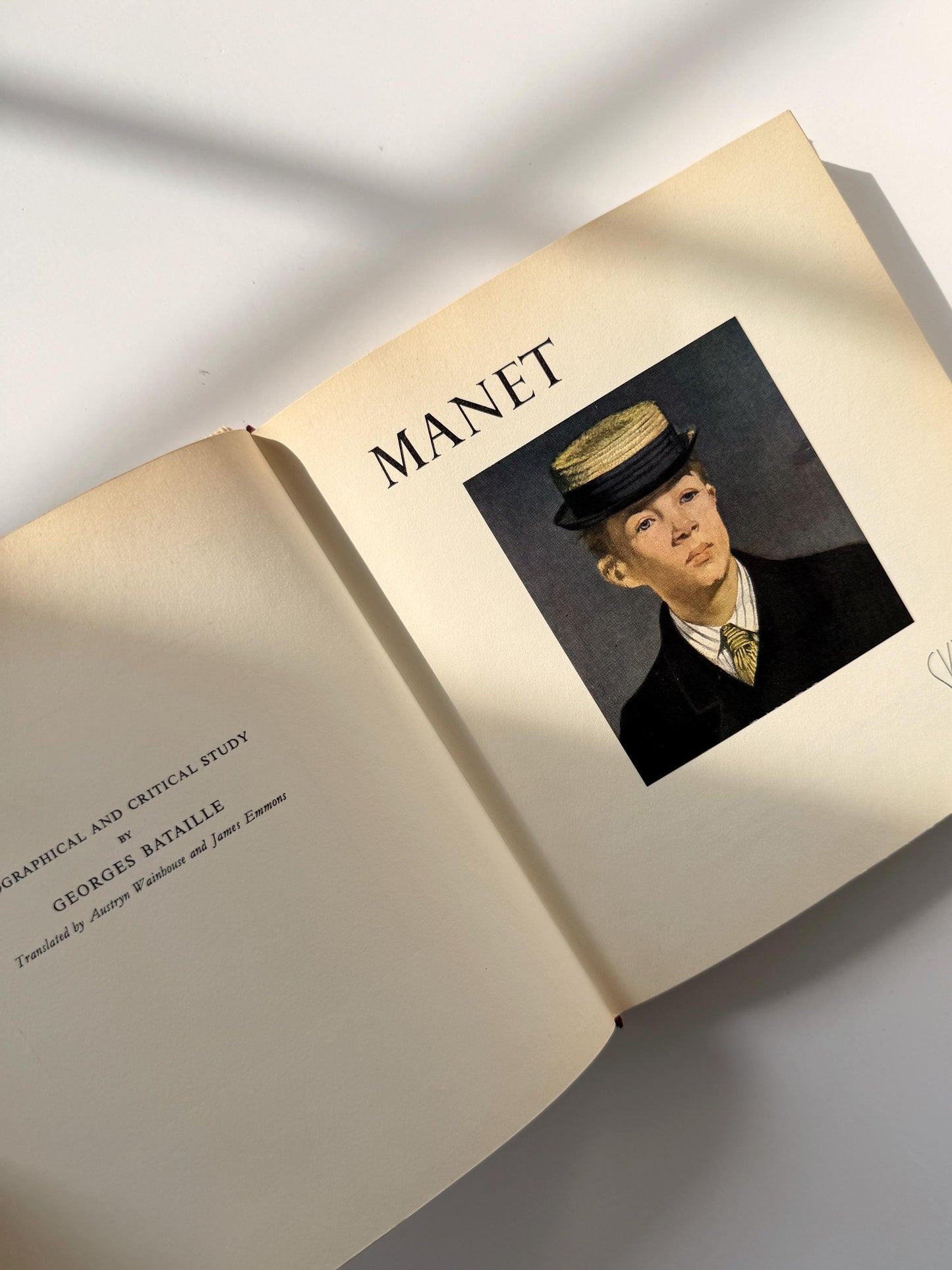 Manet Vintage Artbook | 1955 First Edition | Skira The Taste of Our Time