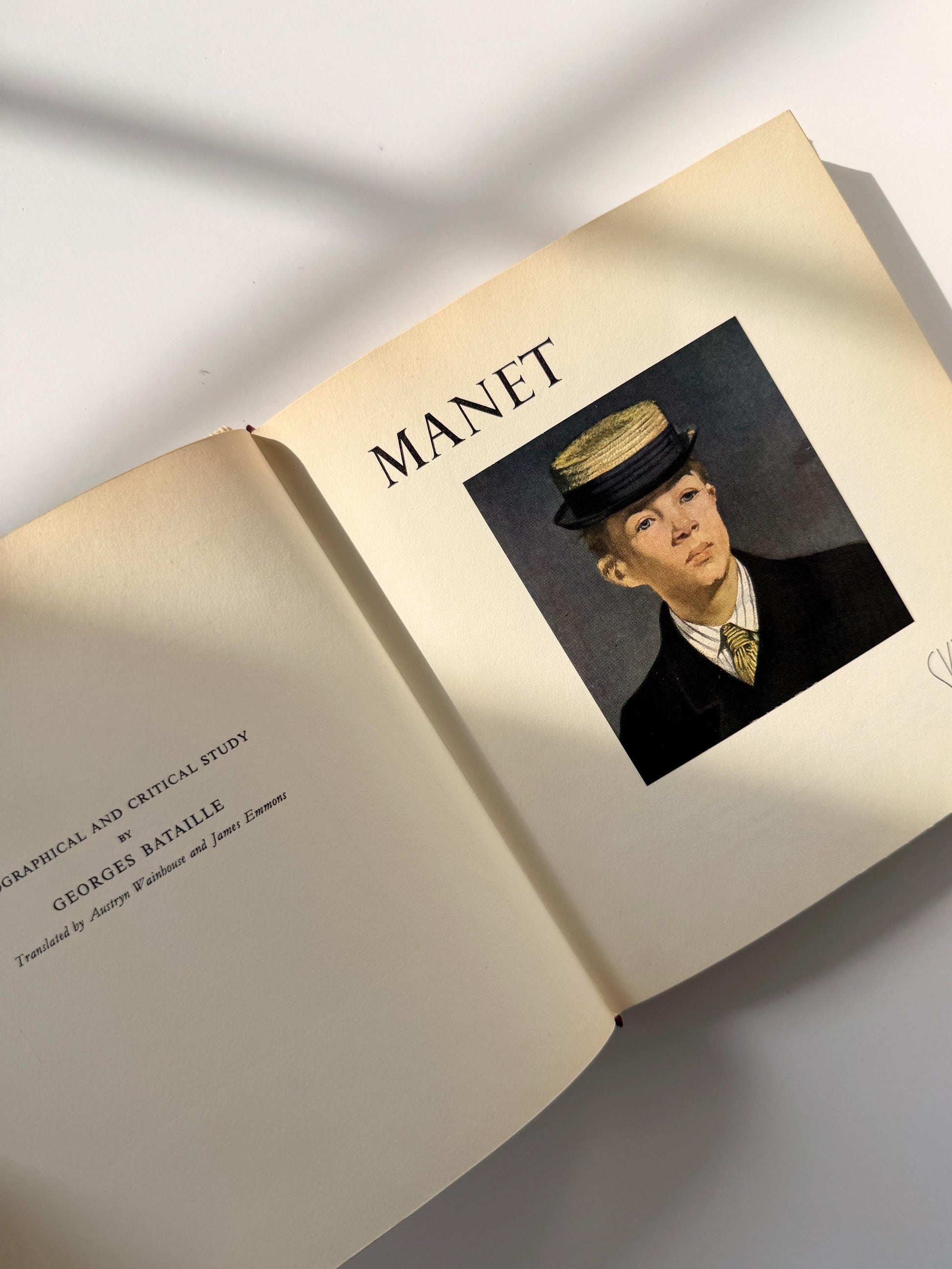 Manet Vintage Artbook | 1955 First Edition | Skira The Taste of Our Time