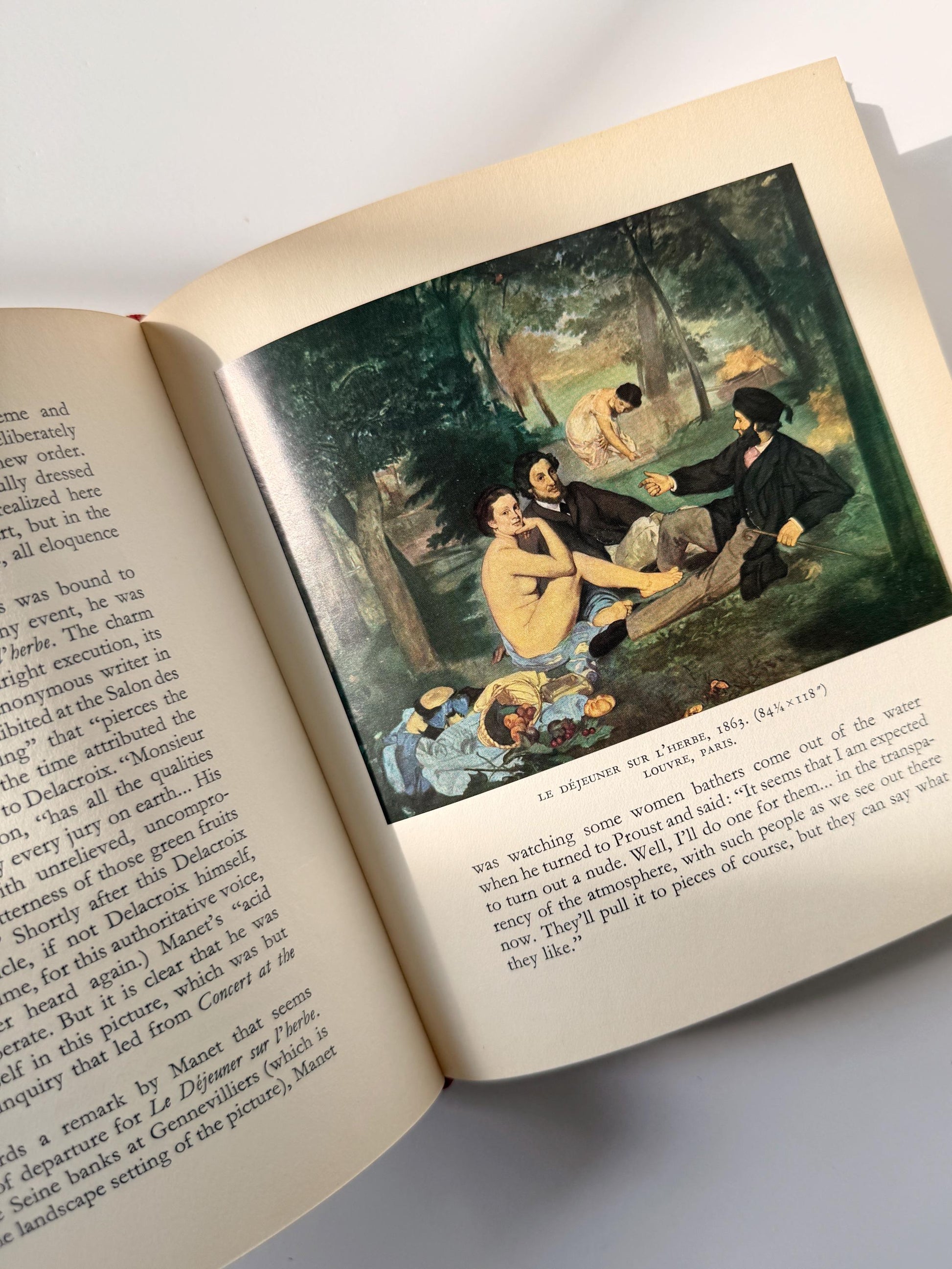 Manet Vintage Artbook | 1955 First Edition | Skira The Taste of Our Time