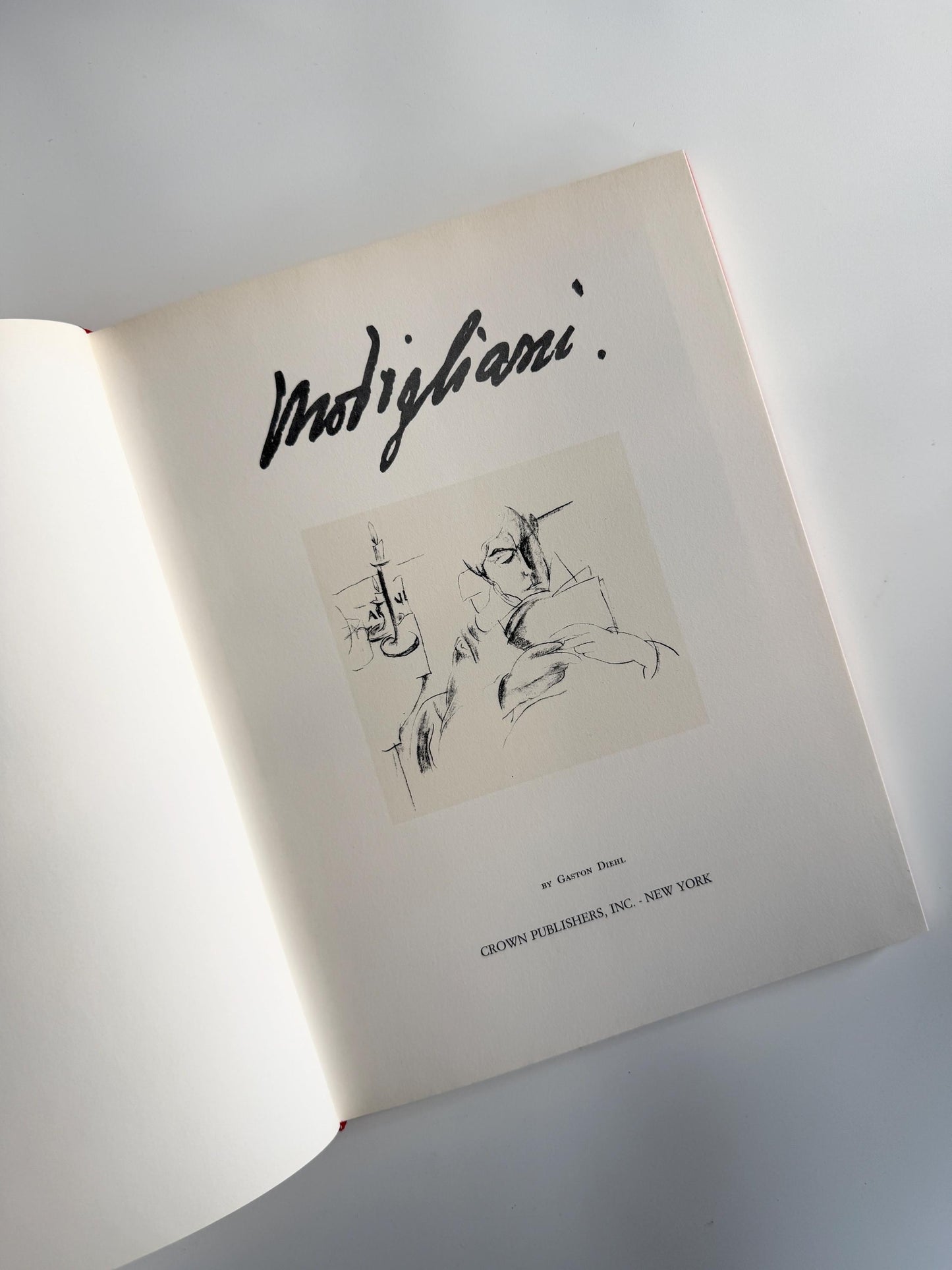 1979 Vintage Modigliani | Crown Art Library | Gaston Diehl | Hardcover | Vintage Art History Book | Coffee Table Book