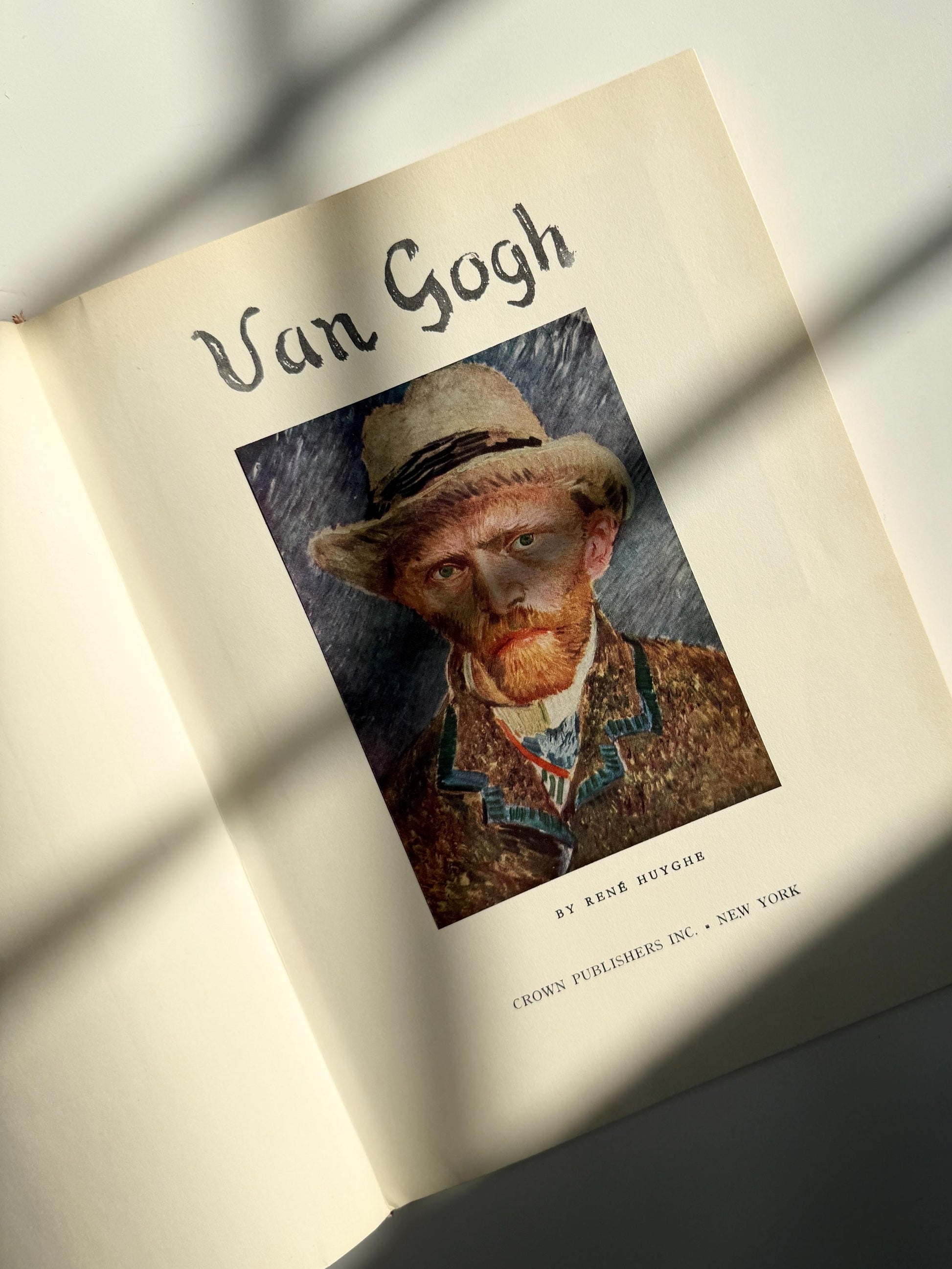 1988 Vintage Van Gogh | Crown Art Library | René Huyghe | Hardcover | Vintage Art Book | Vincent van Gogh Reference