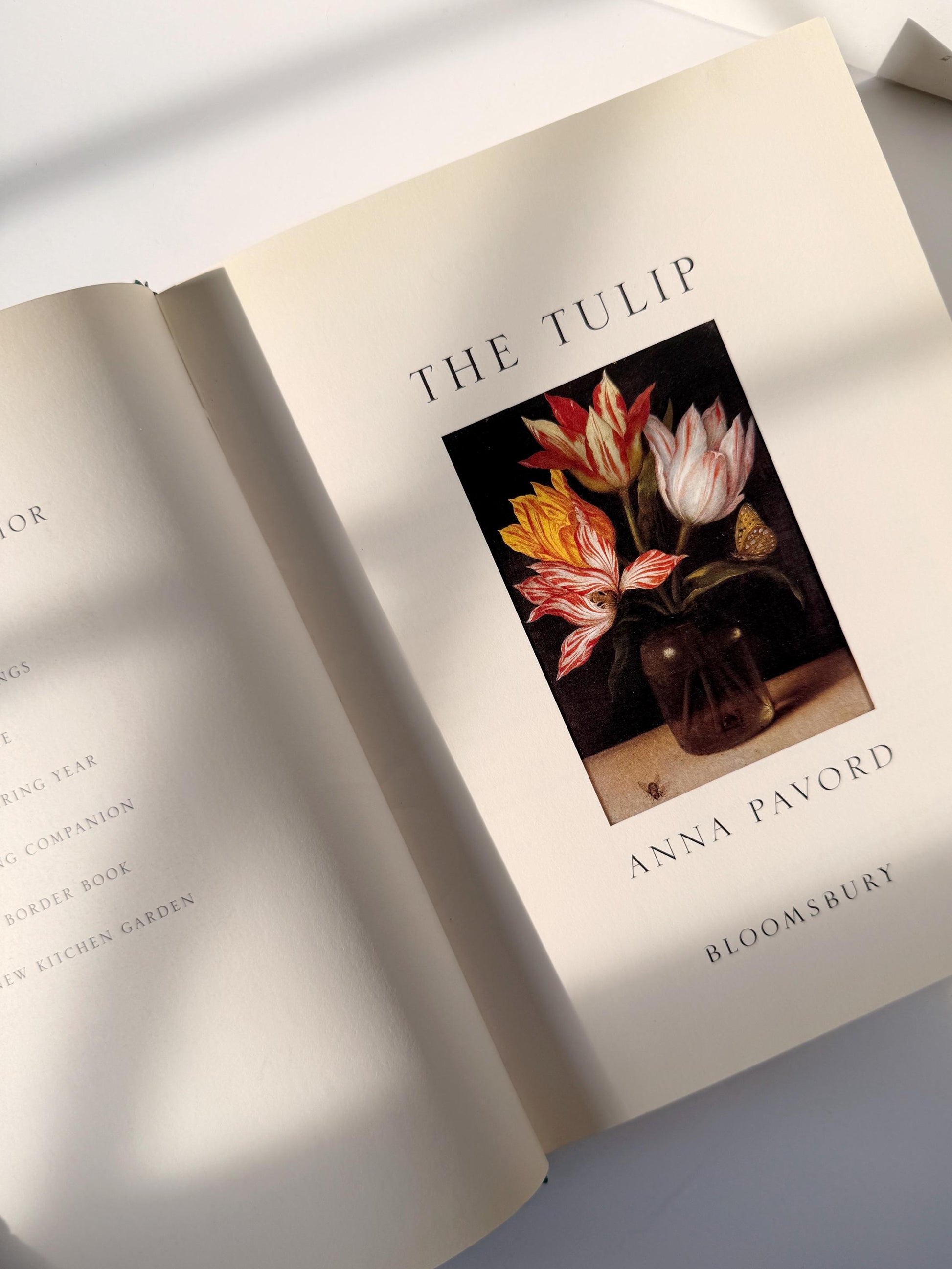 1999 Vintage The Tulip by Anna Pavord | Illustrated Botanical Coffee Table Book | Dutch Tulip Mania | Garden History Book
