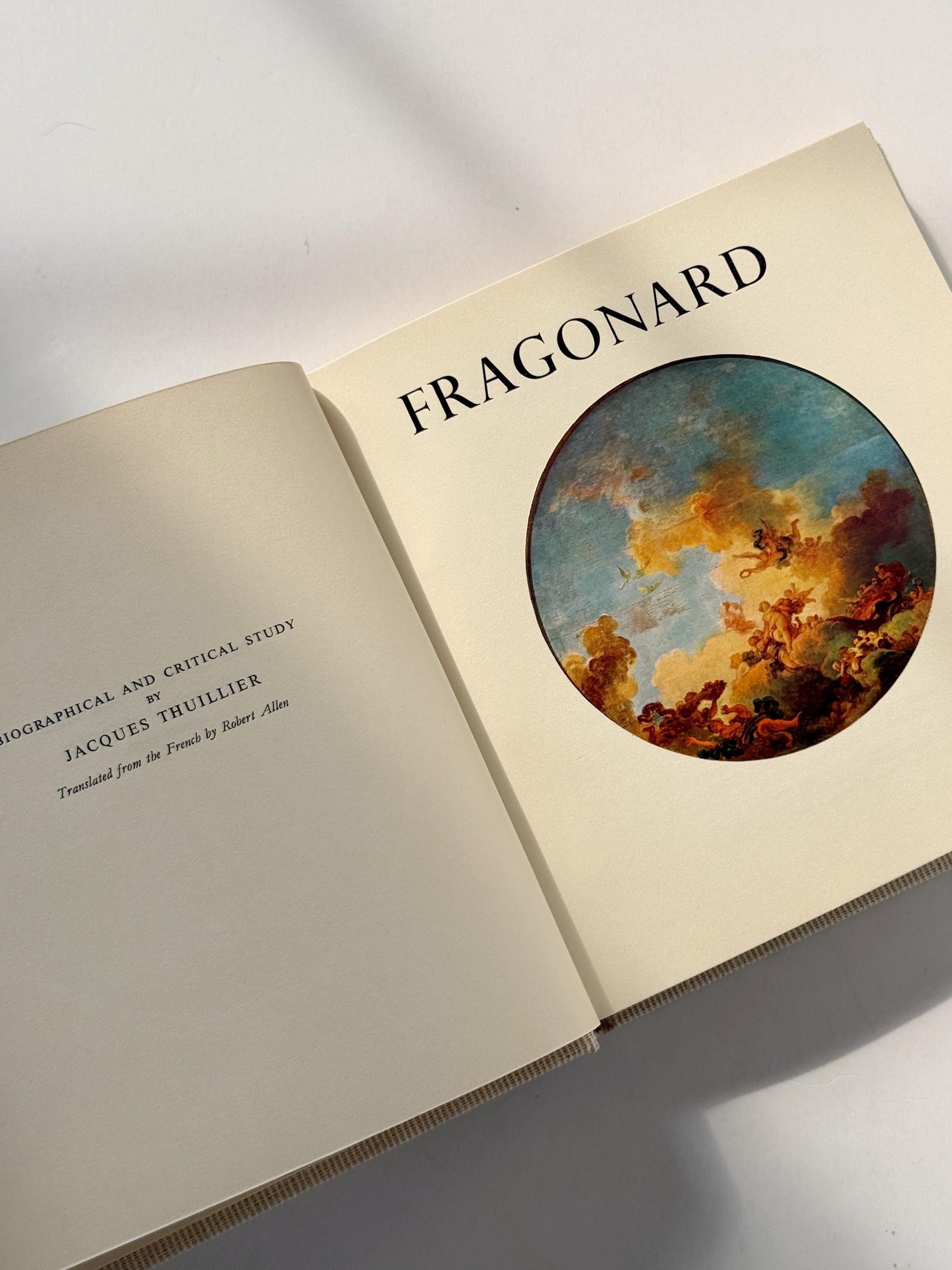 Fragonard by Jean Thuillier | 1967 First Edition | Skira The Taste of Our Time