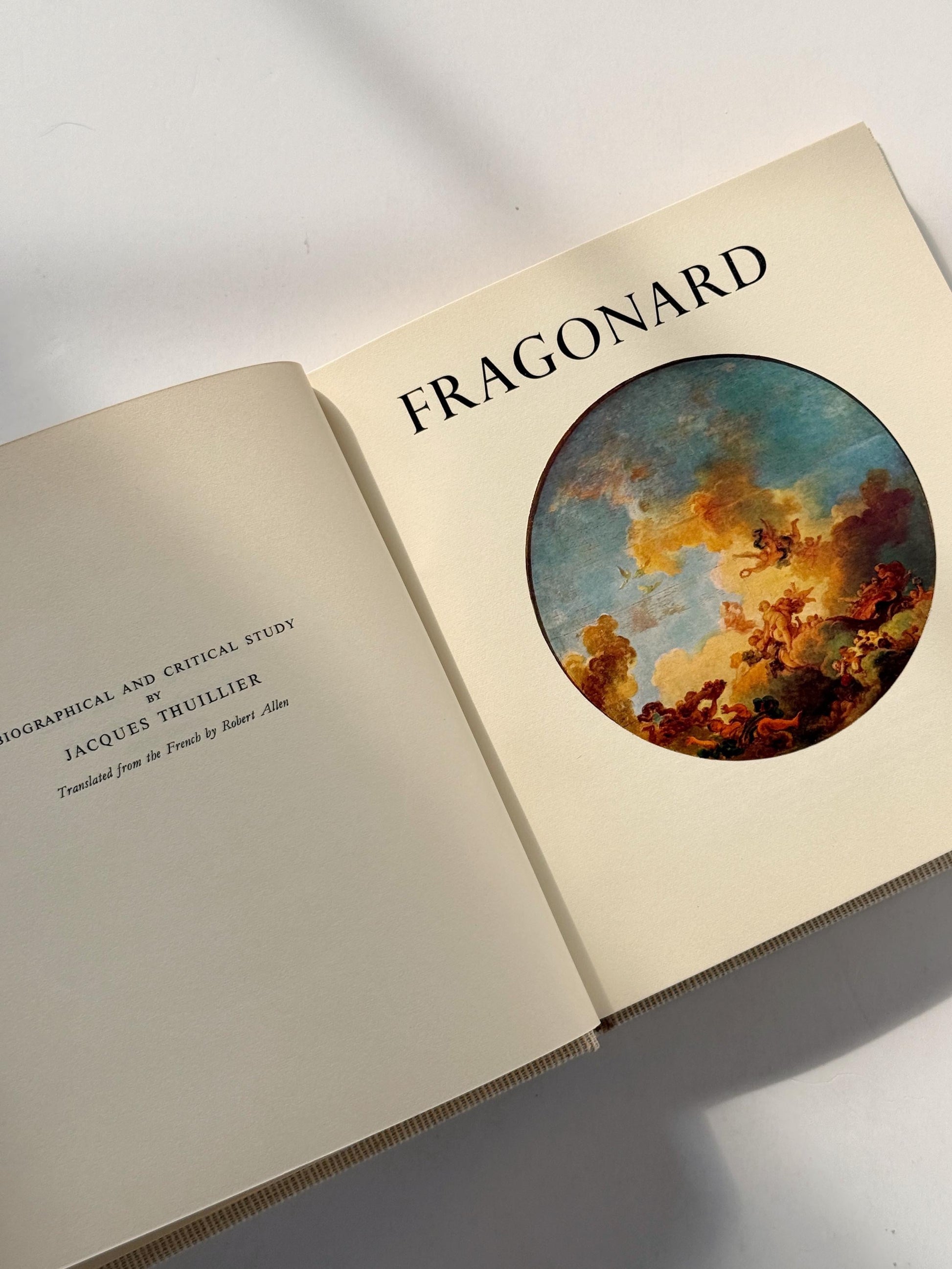 Fragonard by Jean Thuillier | 1967 First Edition | Skira The Taste of Our Time