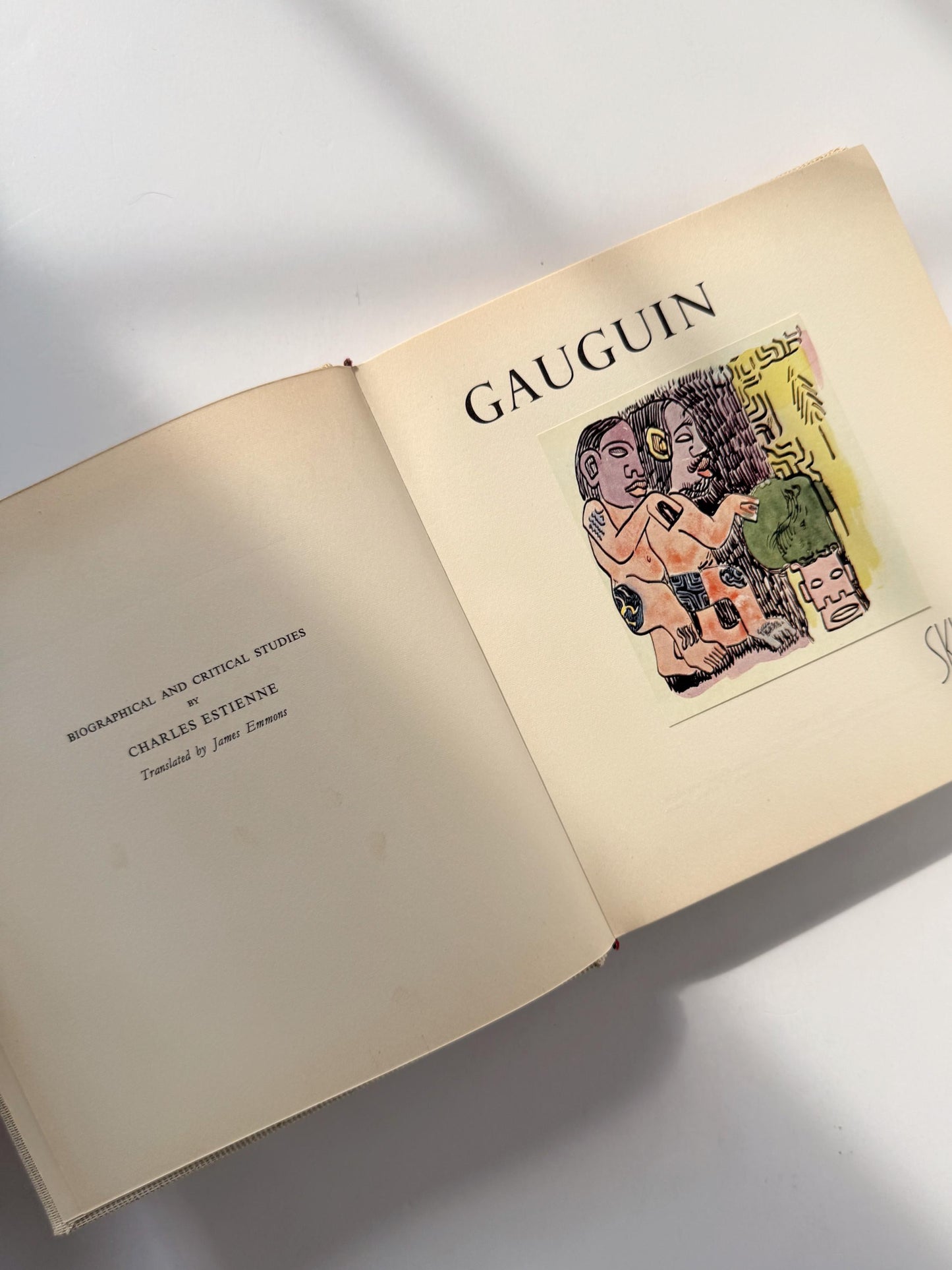 Gauguin Vintage Art Book | 1953 First Edition | Skira The Taste of Our Time