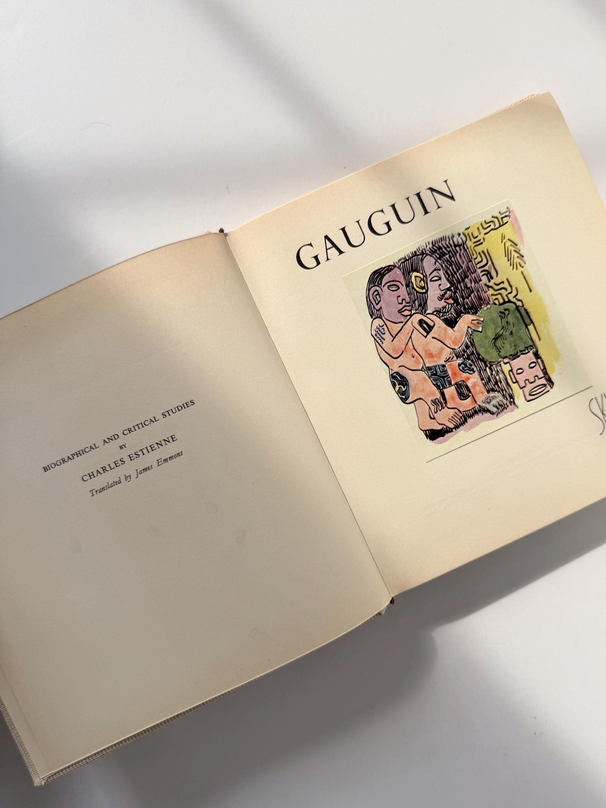 Gauguin Vintage Art Book | 1953 First Edition | Skira The Taste of Our Time