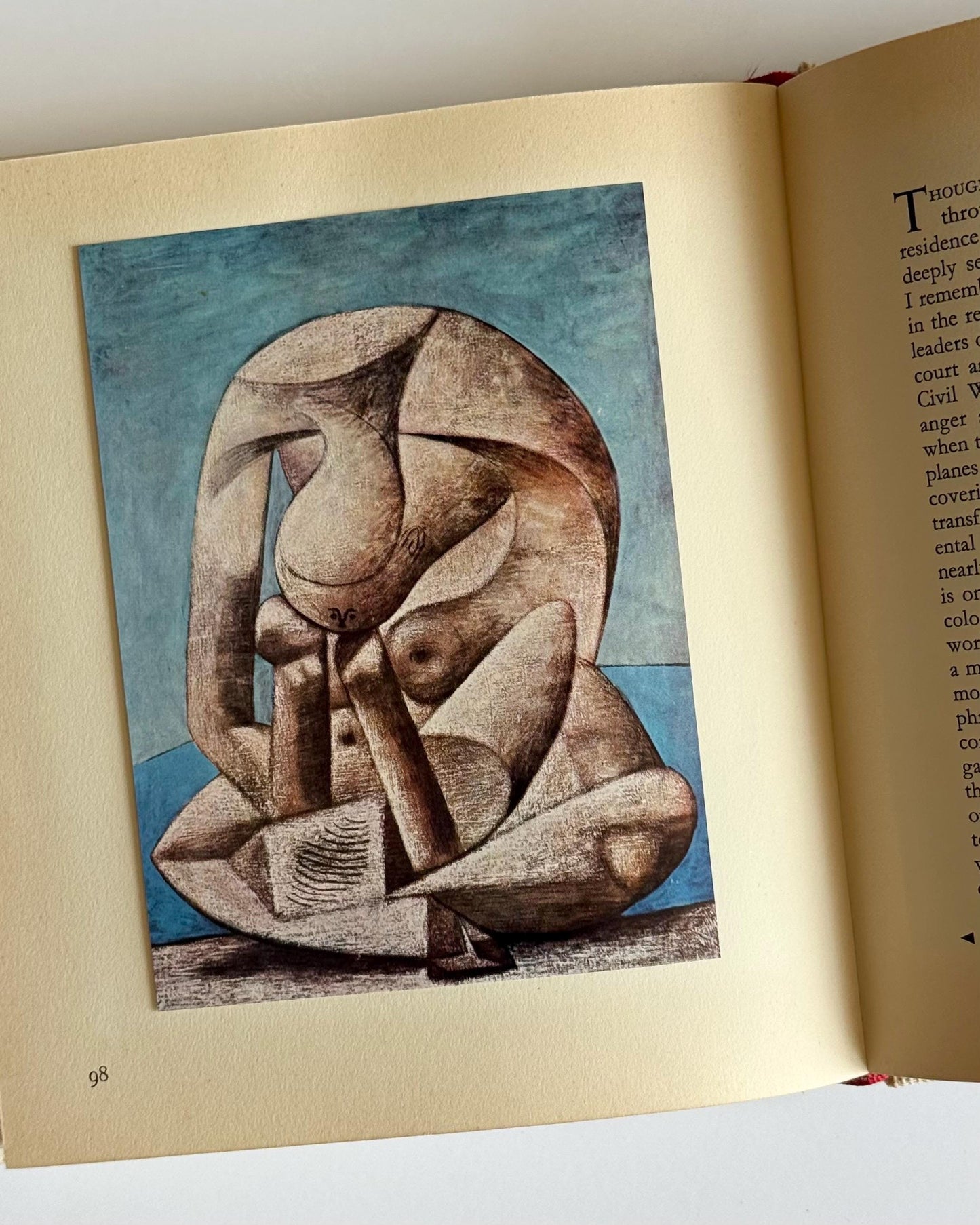 Vintage Picasso Art Book| 1955 First Edition | Skira The Taste of Our Time