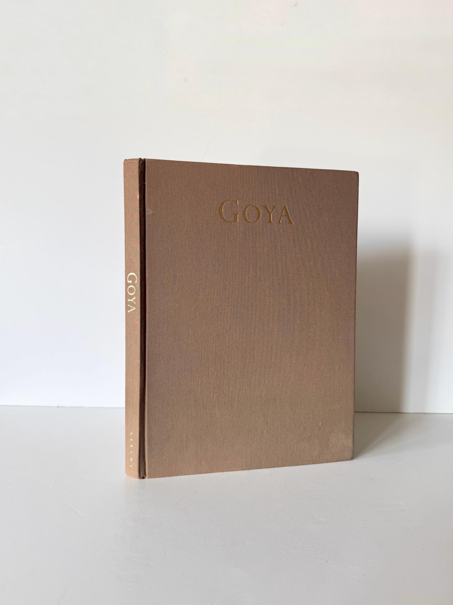 1985 Goya by Jose Gudiol, Vintage Art Book, Francisco Goya Monograph, Spanish Art History Book, Masters of Art Hardcover, Art Book Gift