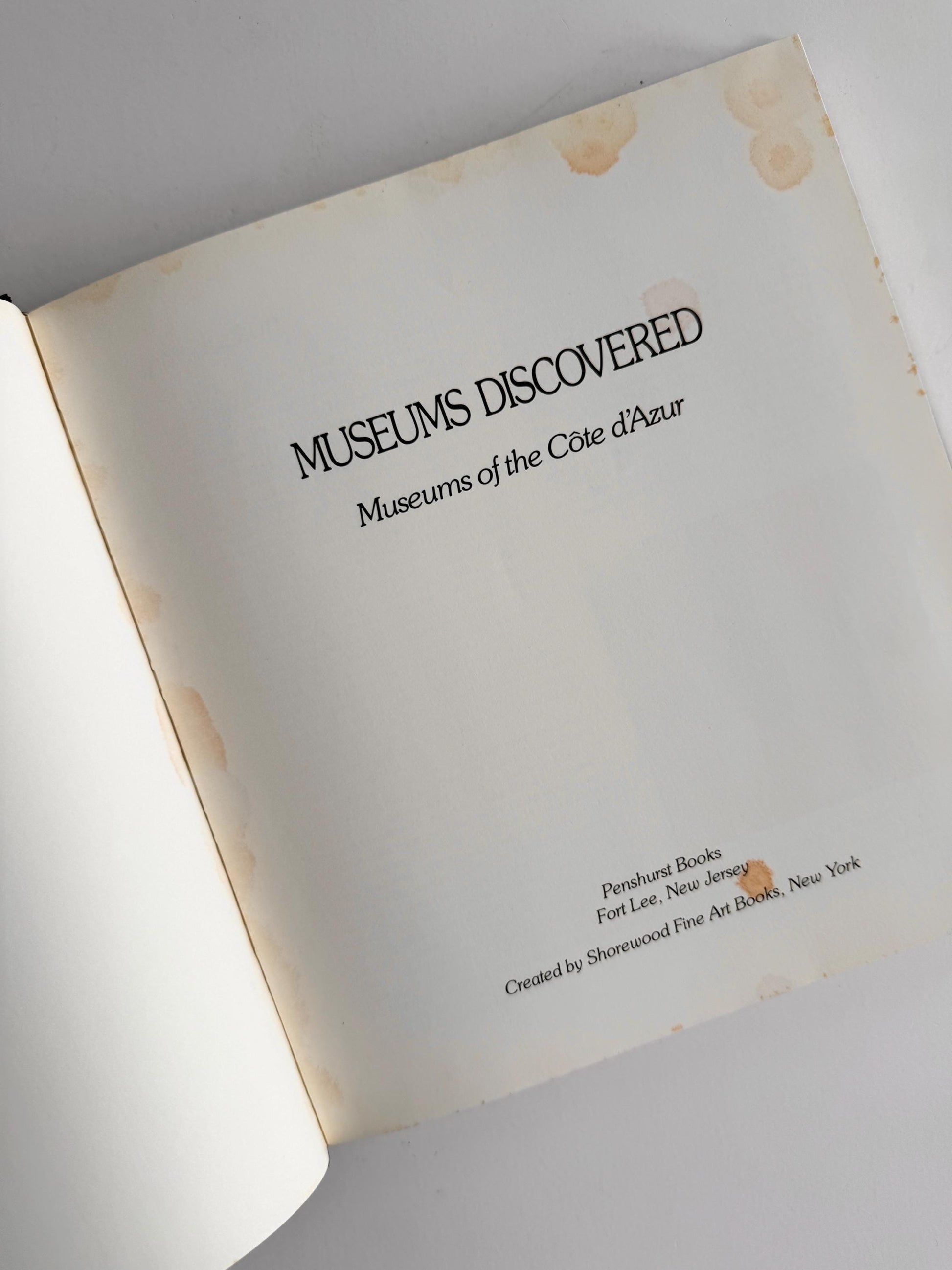 1981 Museums of the Côte d’Azur Art Book | Museums Discovered | Vintage French Riviera Art | Artists & Museums