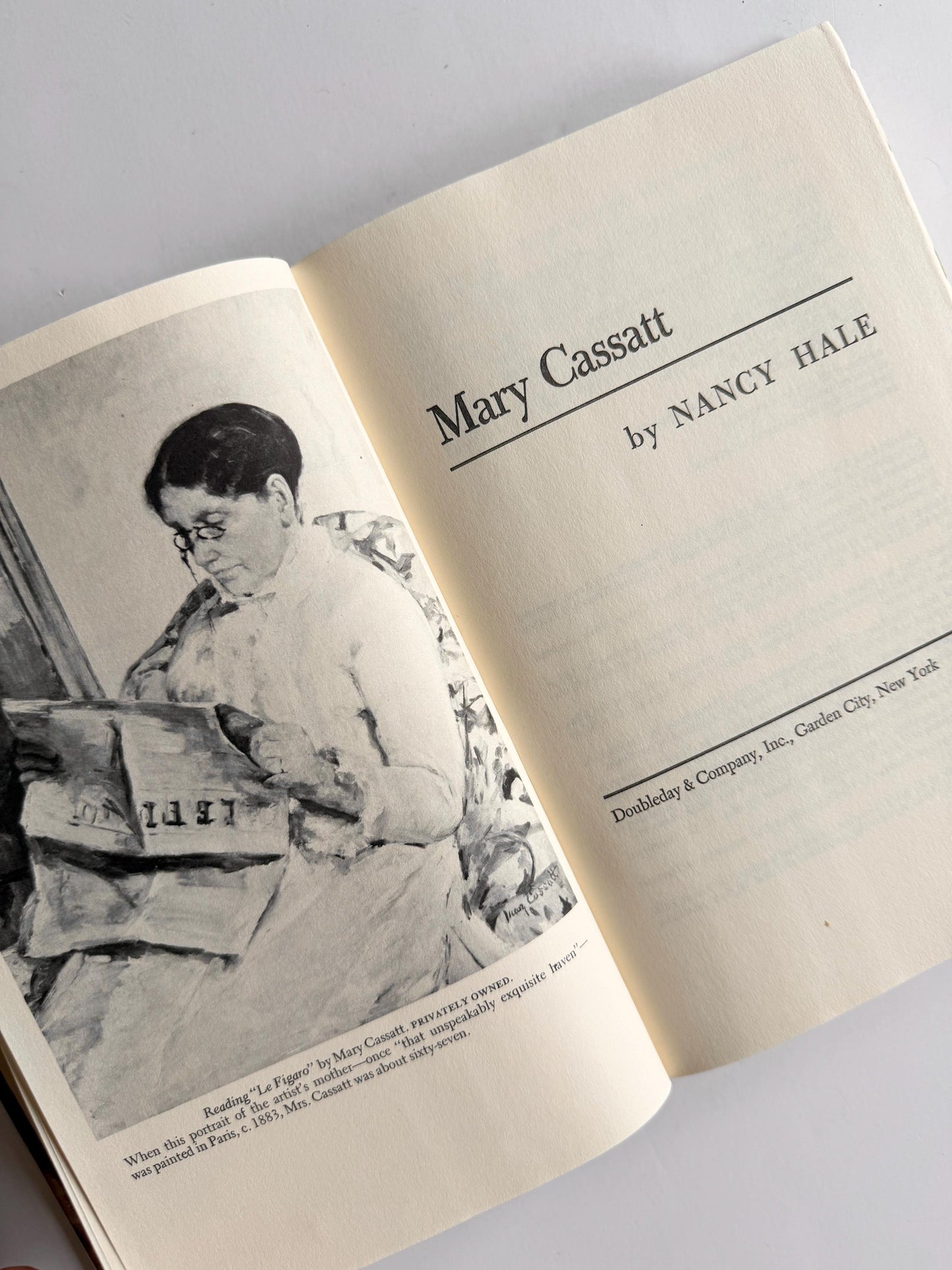 1975 Mary Cassatt by Nancy Hale | Vintage Art Biography | Mary Cassatt Book | Impressionist Art Book | First Edition