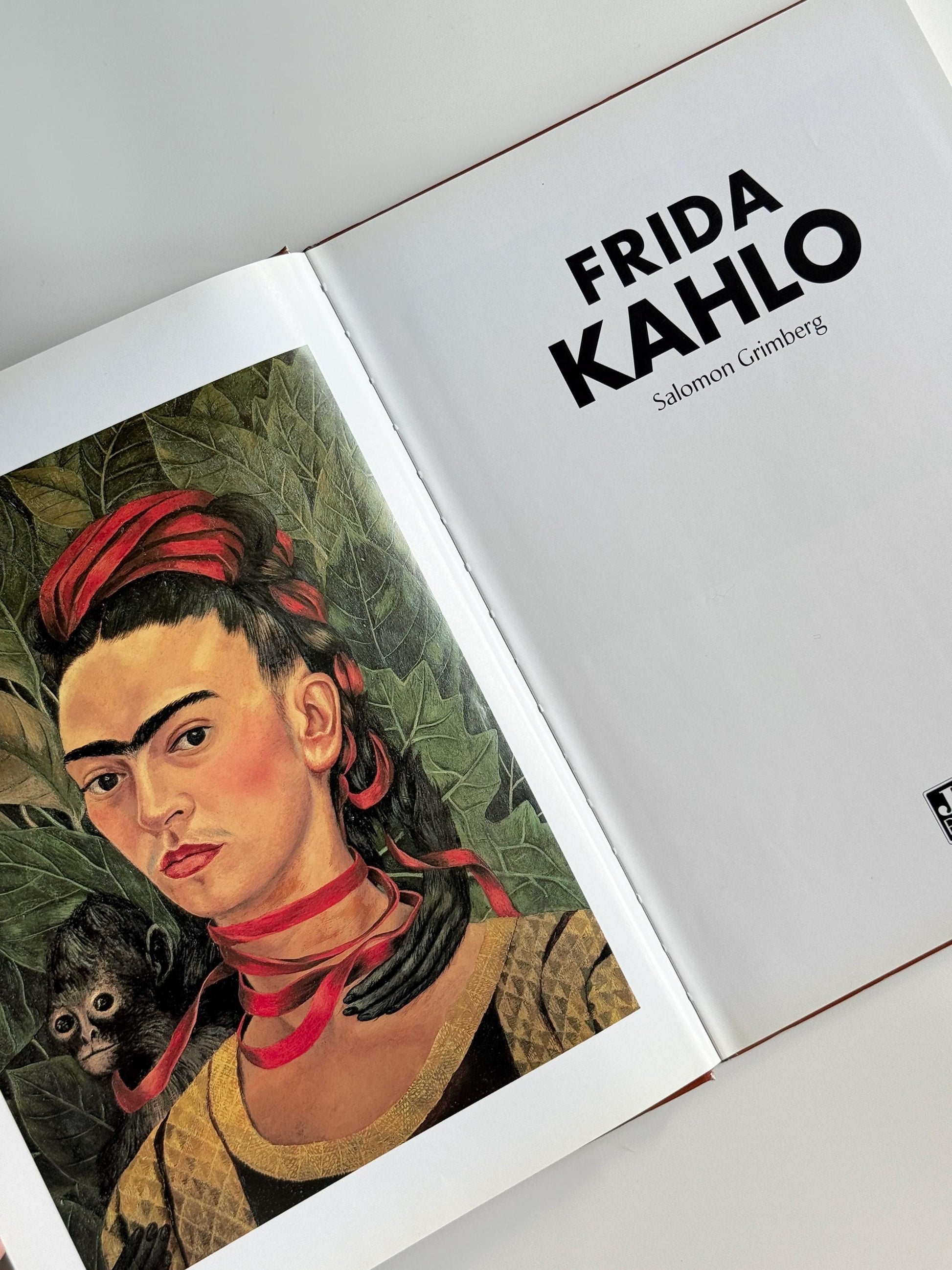 2002 Frida Kahlo by Salomon Grimberg, Vintage Art Book, Mexican Artist Biography, Frida Kahlo Hardcover Book, Art Book Gift
