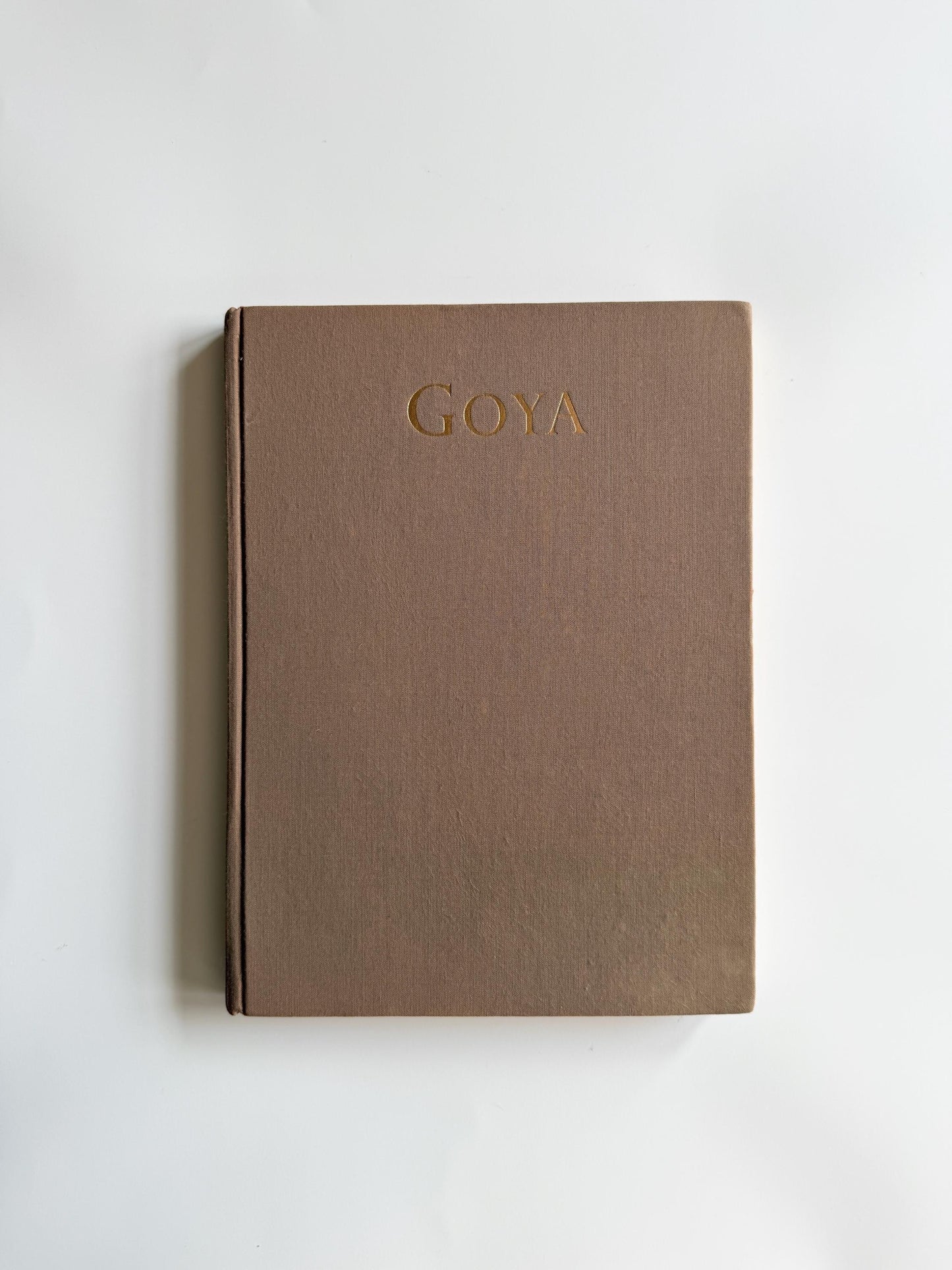 1985 Goya by Jose Gudiol, Vintage Art Book, Francisco Goya Monograph, Spanish Art History Book, Masters of Art Hardcover, Art Book Gift