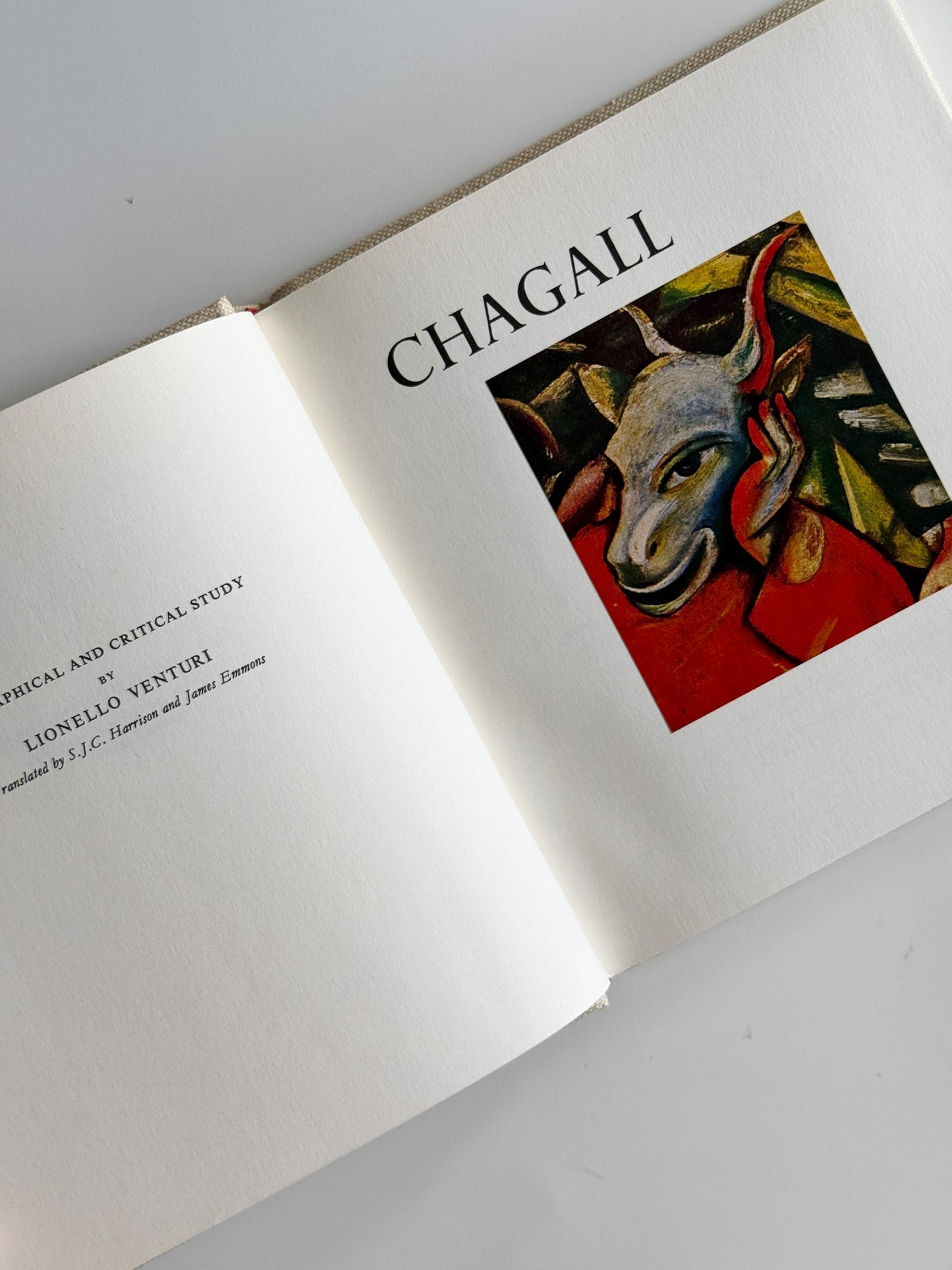 Chagall | 1956 First Edition | The Taste of Our Time | Skira Vintage Art Book | Marc Chagall | Mid Century Art Book