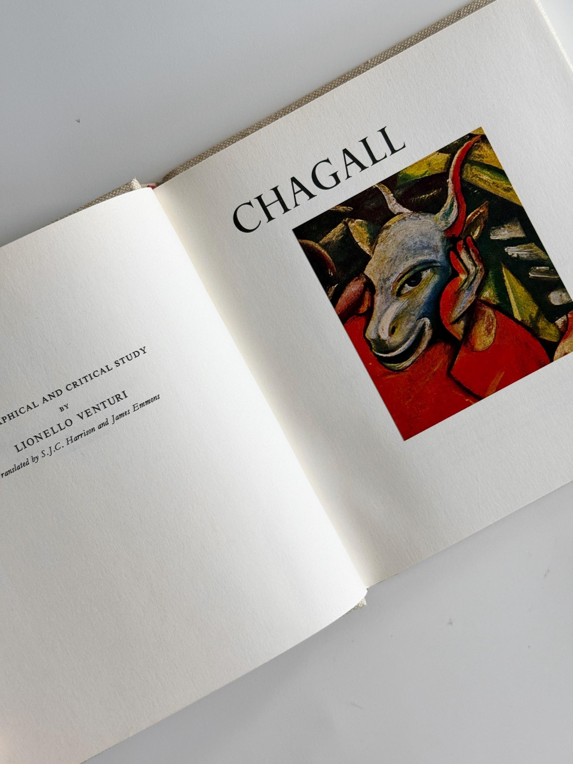 Chagall | 1956 First Edition | The Taste of Our Time | Skira Vintage Art Book | Marc Chagall | Mid Century Art Book