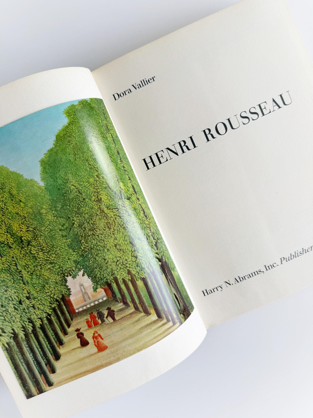 Henri Rousseau by Dora Vallier 1962 First Edition Vintage Art Book Harry Abrams Art Monograph