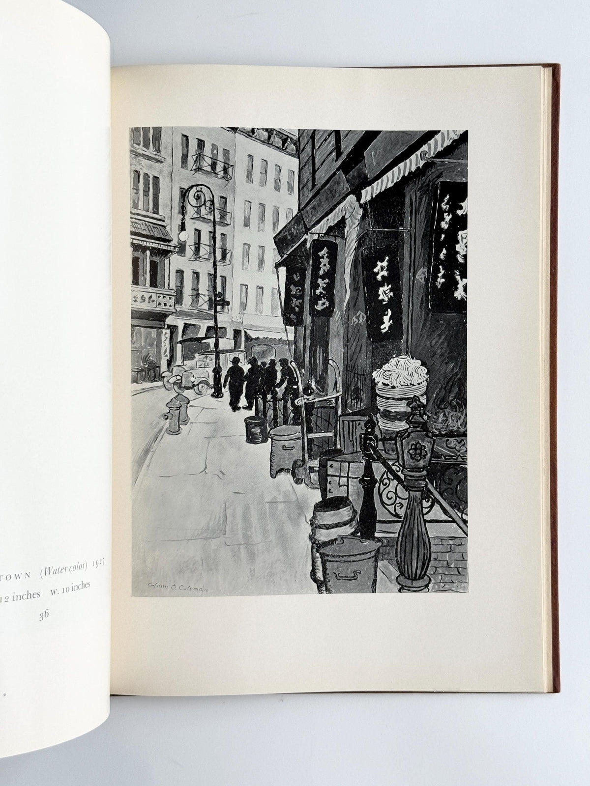 1932 Glenn O. Coleman Whitney Museum American Artists Series Vintage Art Book C. Adolph Glassgold Rare Collectible
