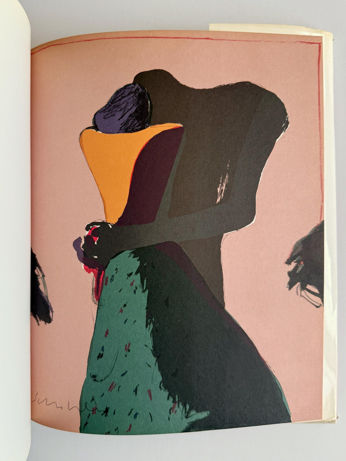 1982 Fritz Scholder Rizzoli | First Edition Art Book with Original Lithograph | Dream C | Native American Art
