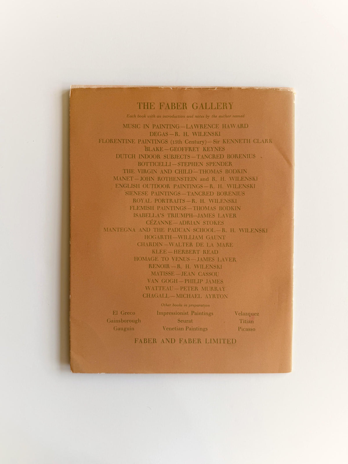 1948 Matisse First Edition The Faber Gallery Jean Cassou Vintage Art Book