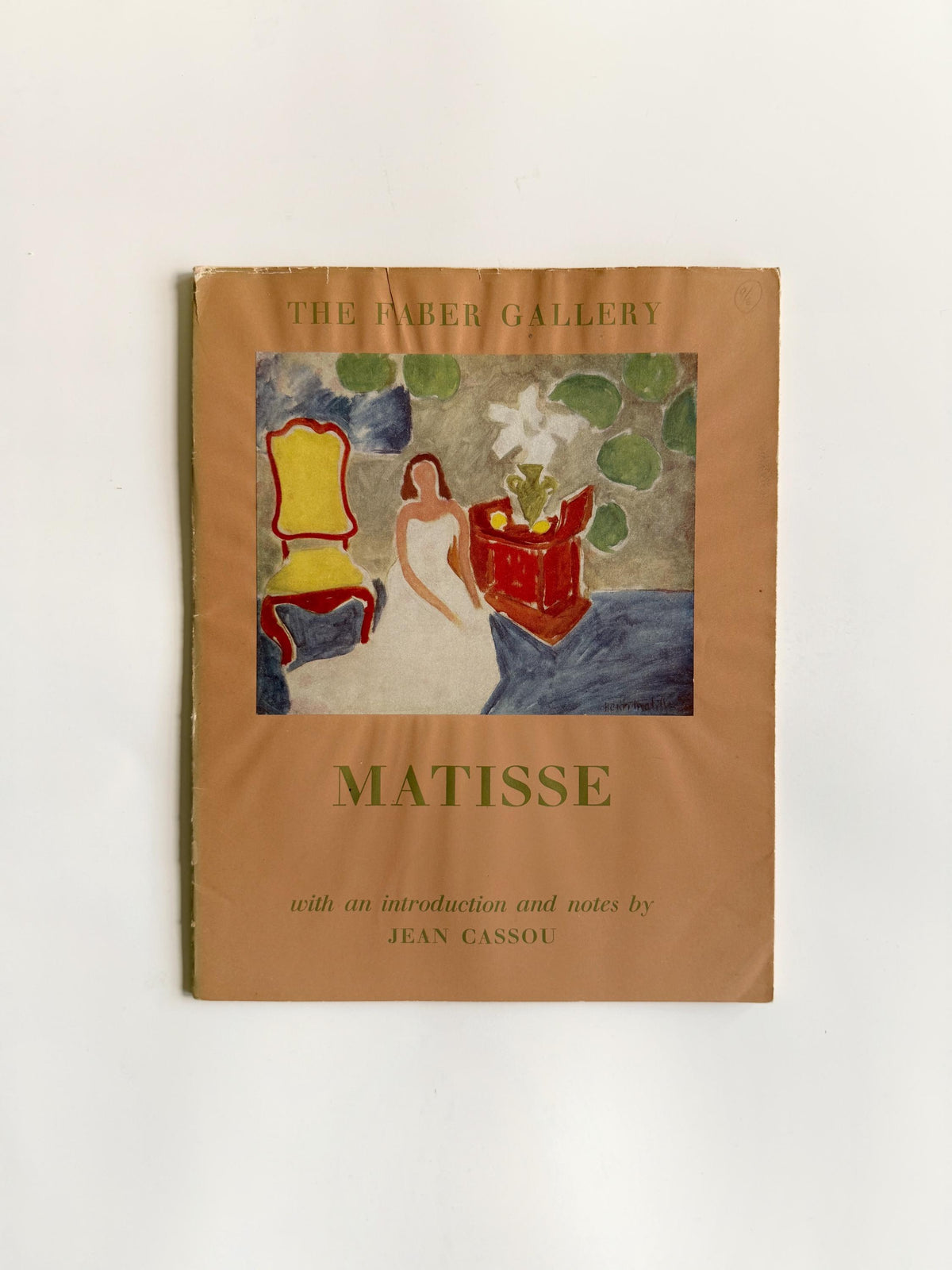 1948 Matisse First Edition The Faber Gallery Jean Cassou Vintage Art Book